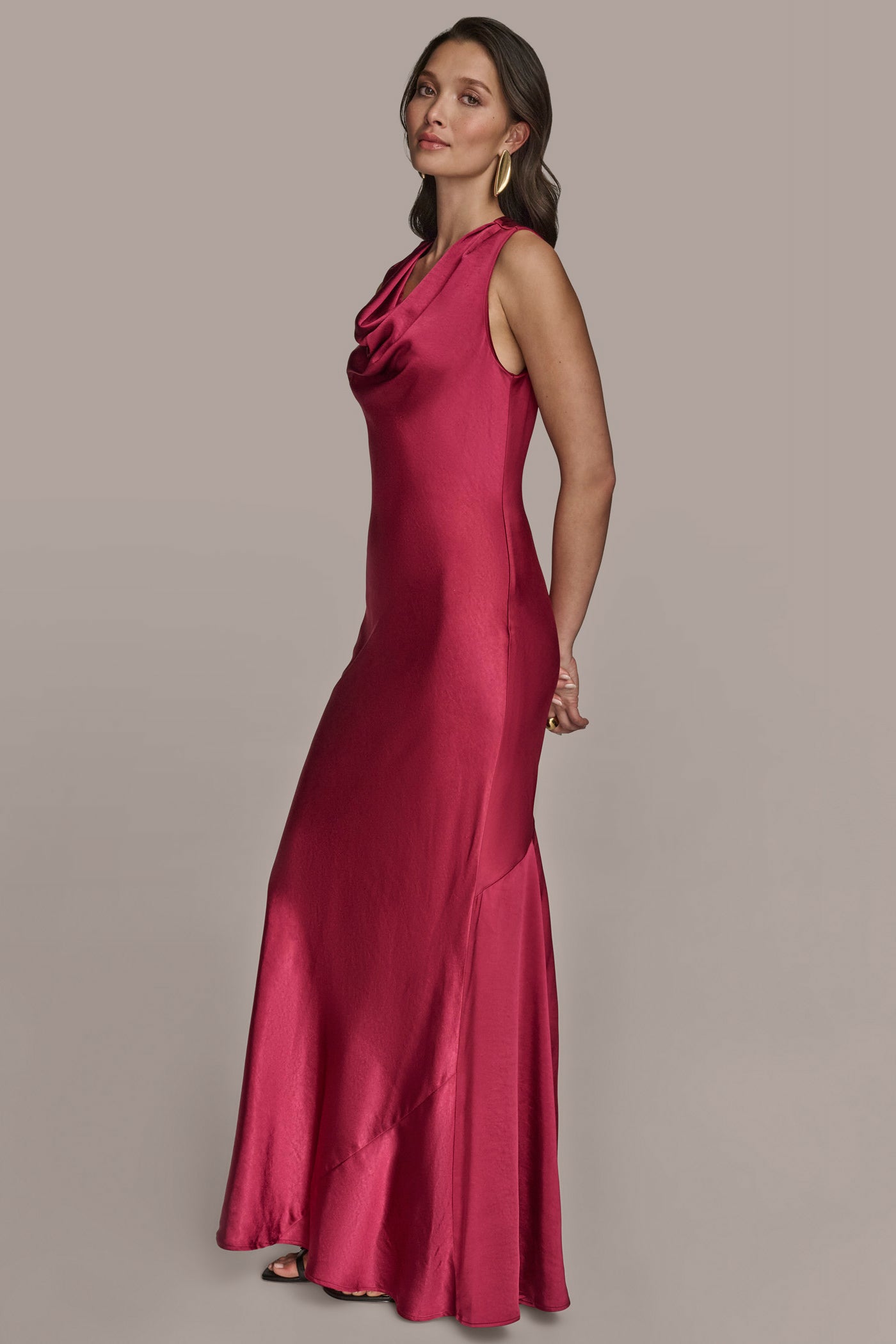 COWL NECK GOWN VIEW 3 | Formal & Black Tie COWL NECK GOWN VIEW 3 | Formal & Black Tie