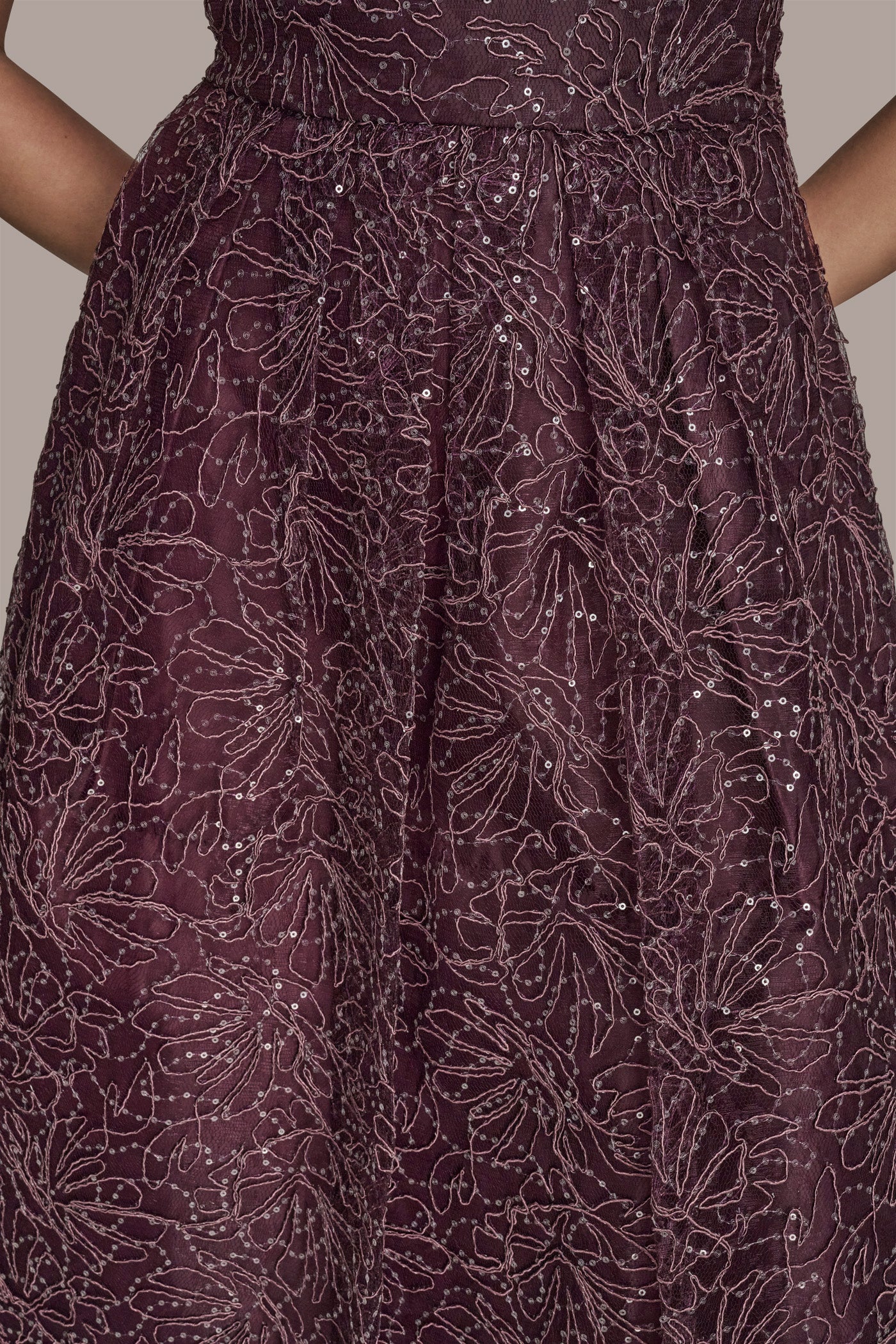 EMBELLISHED ILLUSION MIDI GOWN VIEW 6 | Cocktail & Party EMBELLISHED ILLUSION MIDI GOWN VIEW 6 | Cocktail & Party
