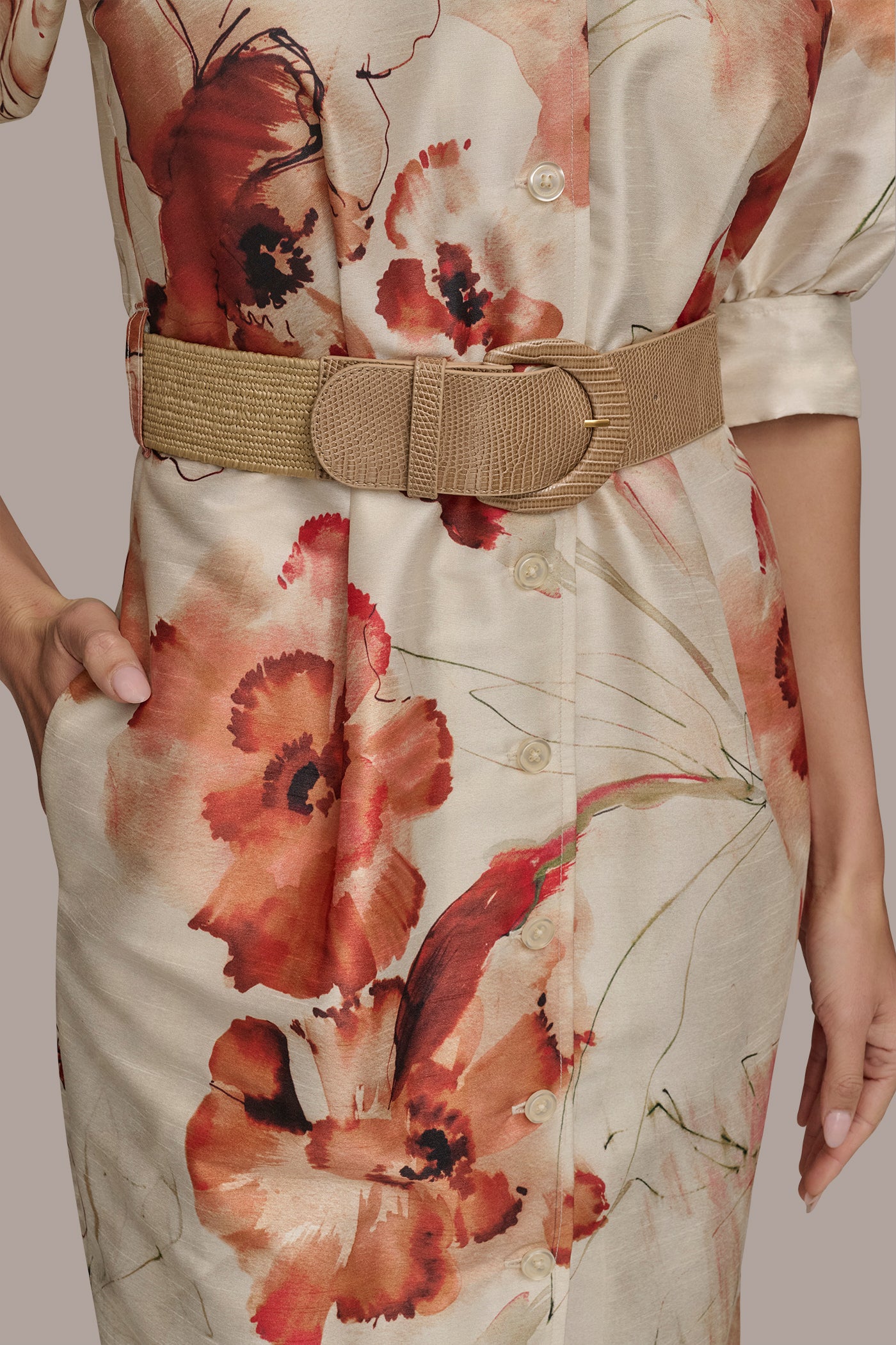 BELTED FLORAL MINI SHIRT DRESS VIEW 7 | Essential Dresses BELTED FLORAL MINI SHIRT DRESS VIEW 7 | Essential Dresses