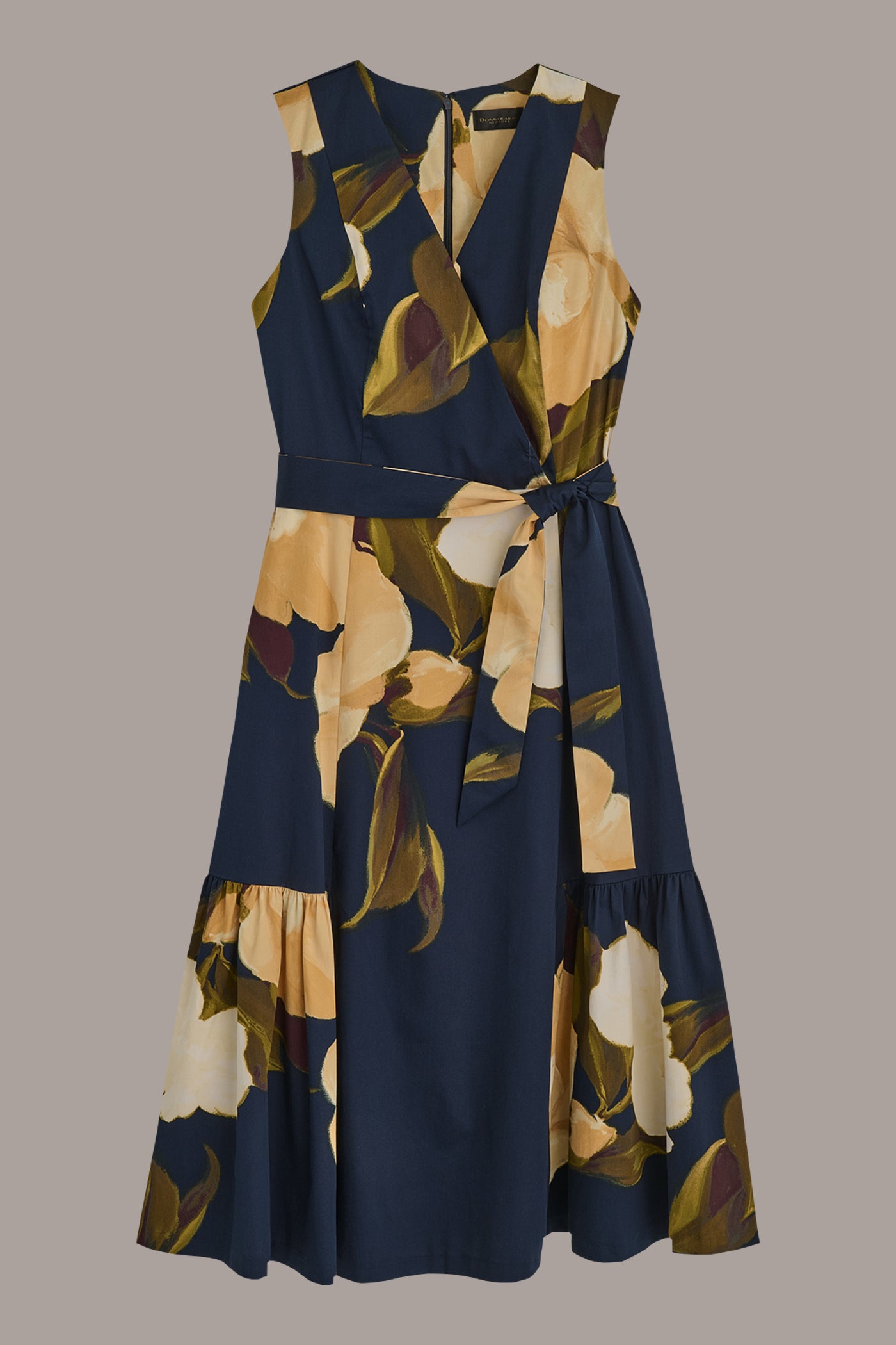 WRAP-EFFECT FLORAL DRESS VIEW 7 WRAP-EFFECT FLORAL DRESS VIEW 7