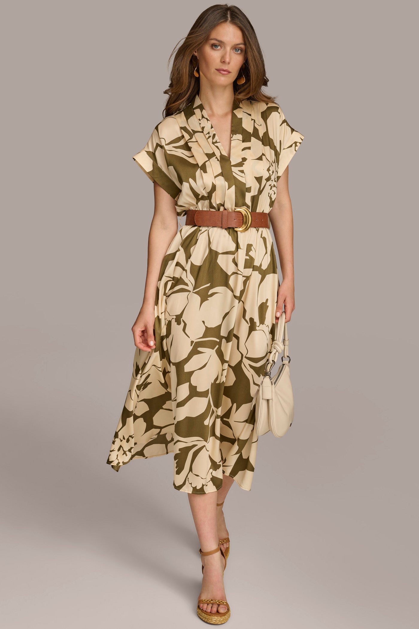 FIT AND FLARE MIDI DRESS WITH BELT | View 1 | Last Chance FIT AND FLARE MIDI DRESS WITH BELT | View 1 | Last Chance