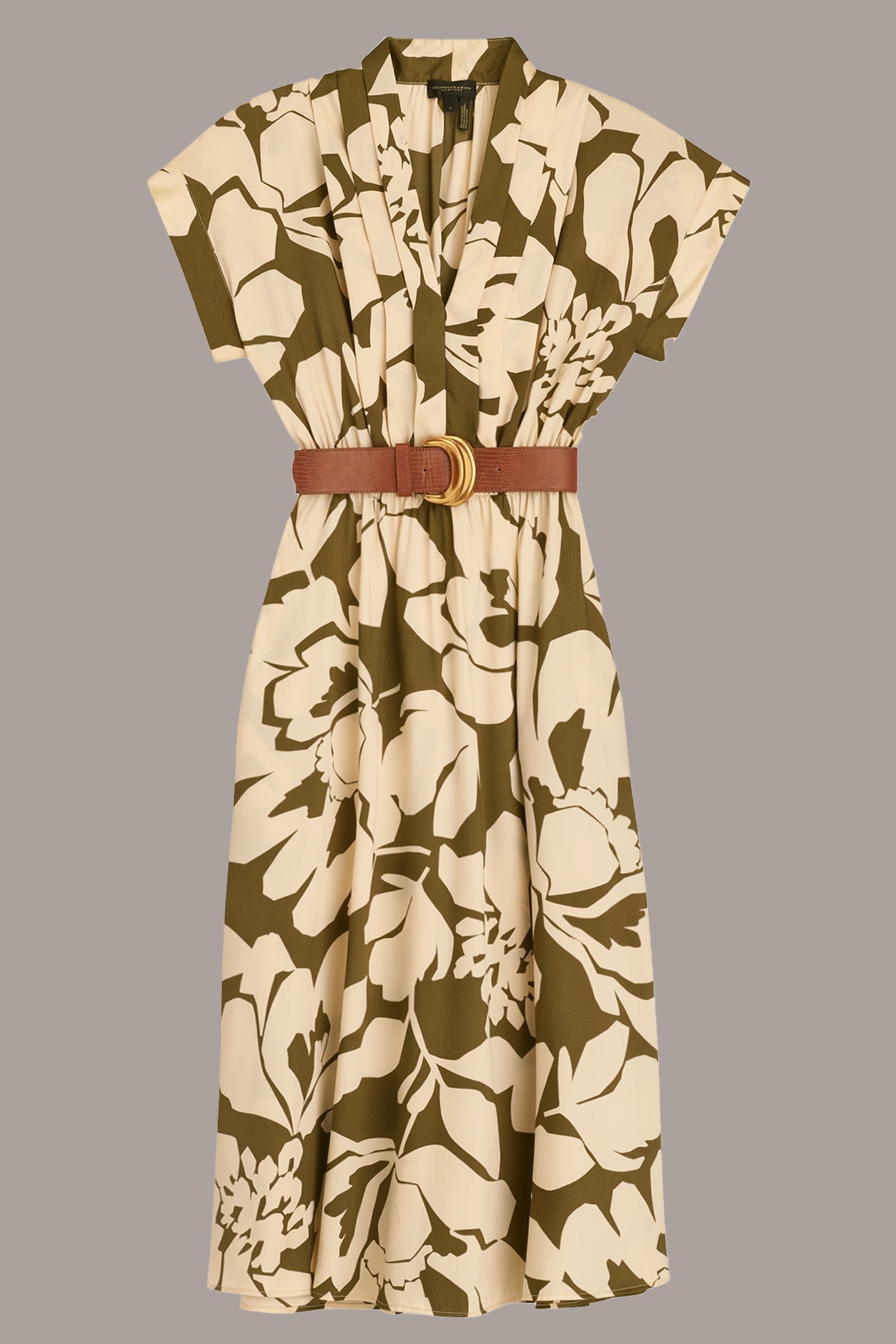 BELTED FLORAL MIDI DRESS VIEW 6 | Clothing BELTED FLORAL MIDI DRESS VIEW 6 | Clothing