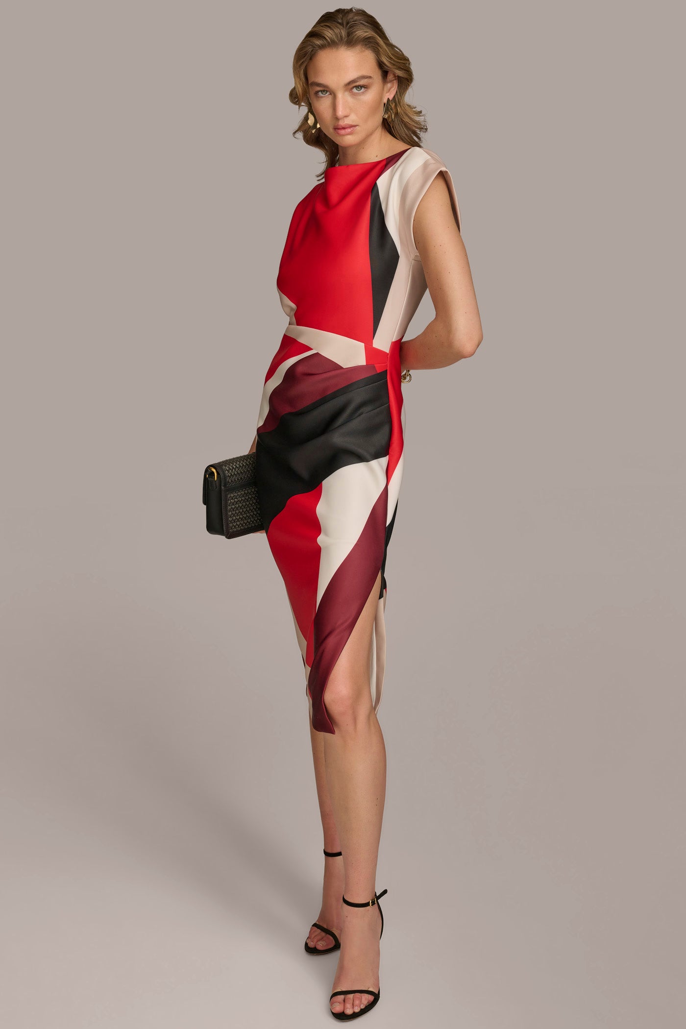 GEOMETRIC COLORBLOCK DRESS VIEW 5 GEOMETRIC COLORBLOCK DRESS VIEW 5