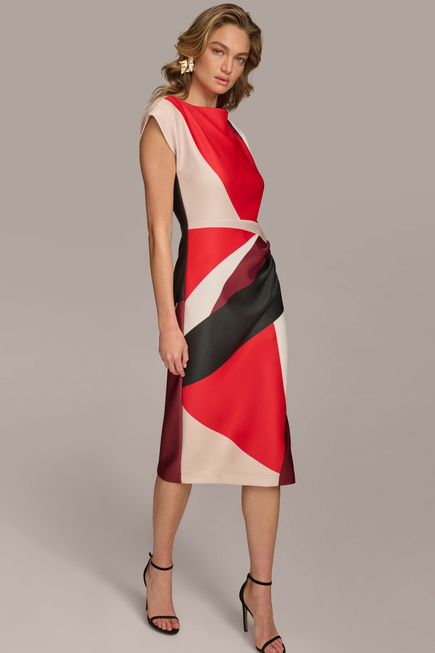 GEOMETRIC COLORBLOCK DRESS VIEW 4 GEOMETRIC COLORBLOCK DRESS VIEW 4