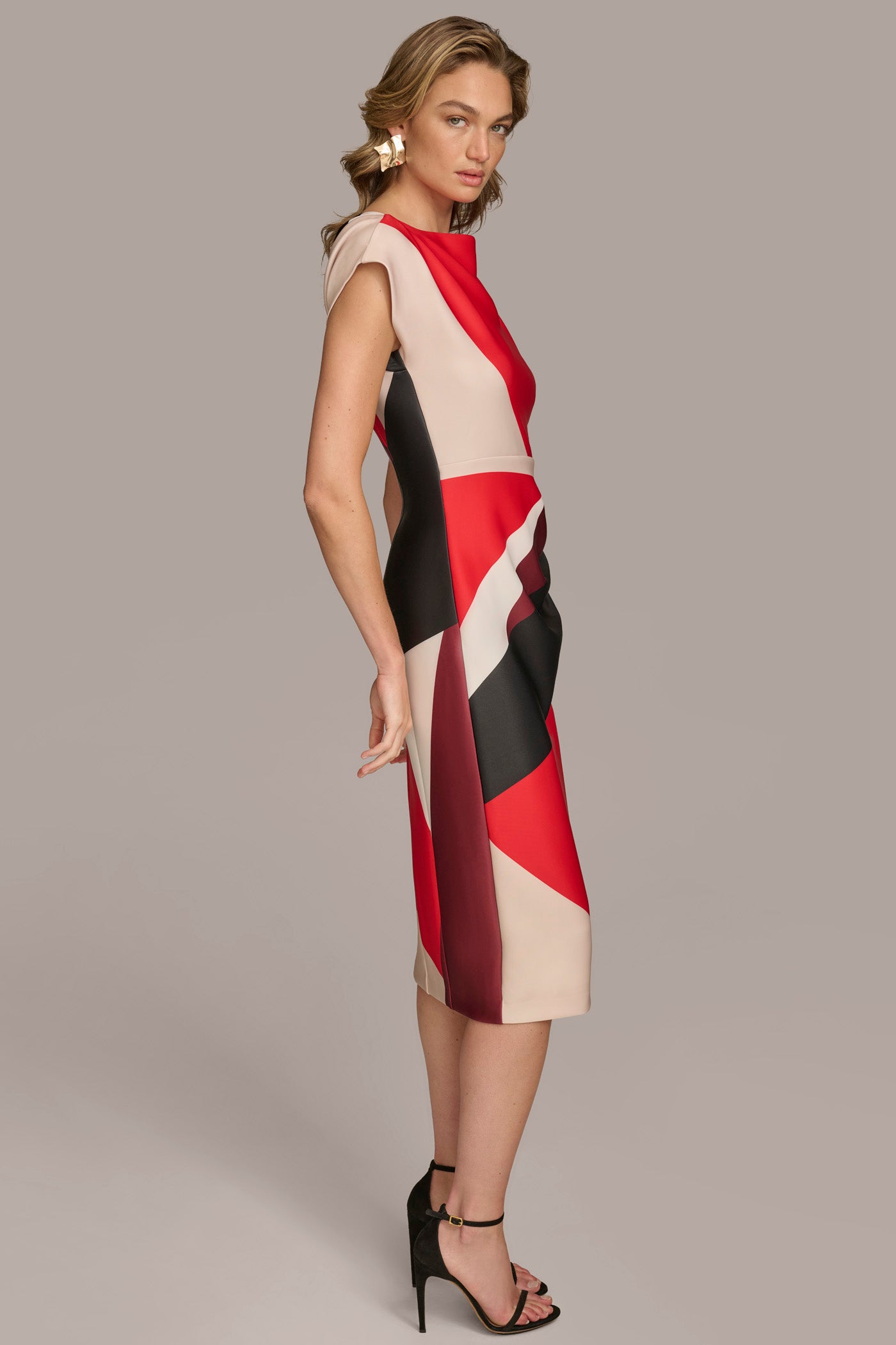 GEOMETRIC COLORBLOCK DRESS VIEW 6 GEOMETRIC COLORBLOCK DRESS VIEW 6