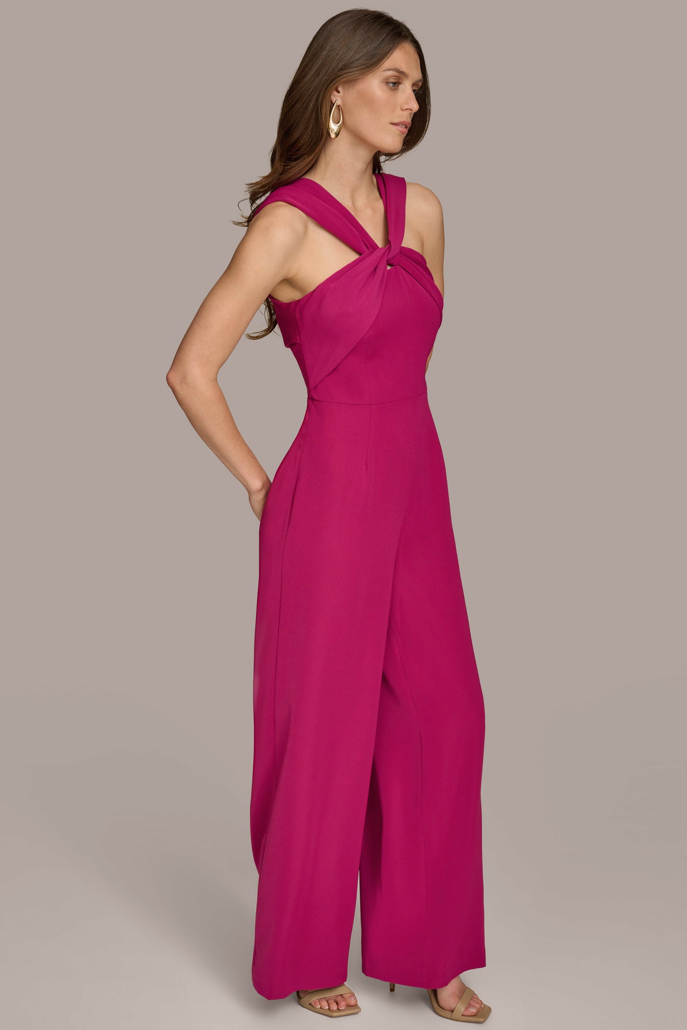 CRISS CROSS HALTER NECK JUMPSUIT VIEW 3 | Sale Dresses and Jumpsuits CRISS CROSS HALTER NECK JUMPSUIT VIEW 3 | Sale Dresses and Jumpsuits
