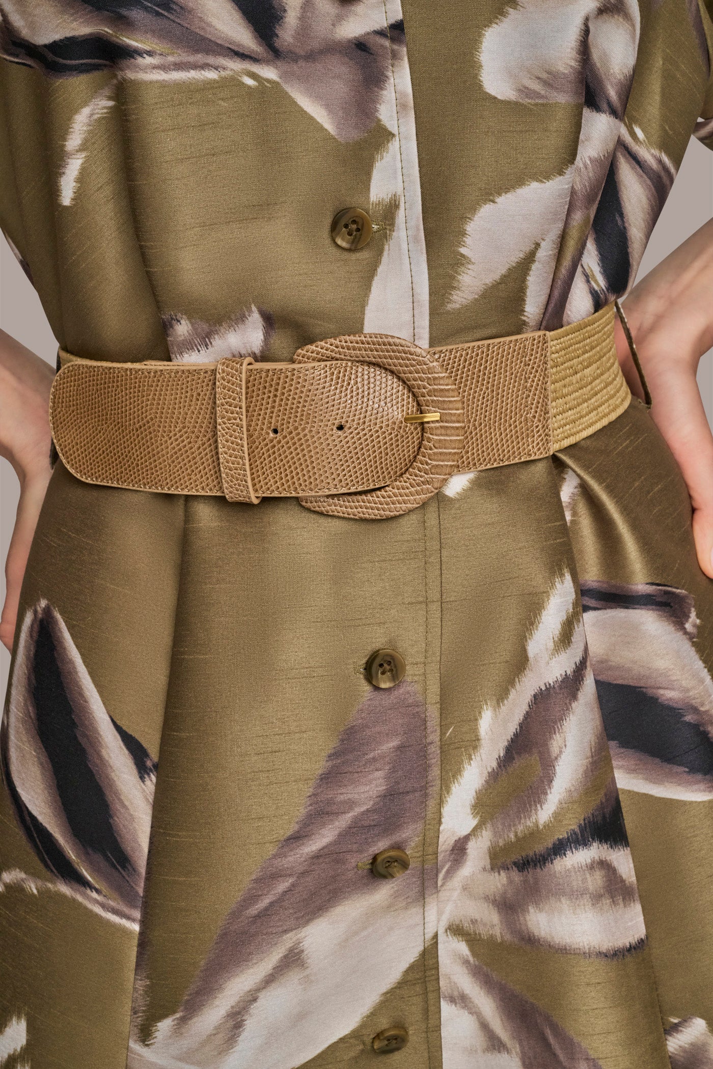 BELTED MIDI SHIRT DRESS VIEW 6 BELTED MIDI SHIRT DRESS VIEW 6