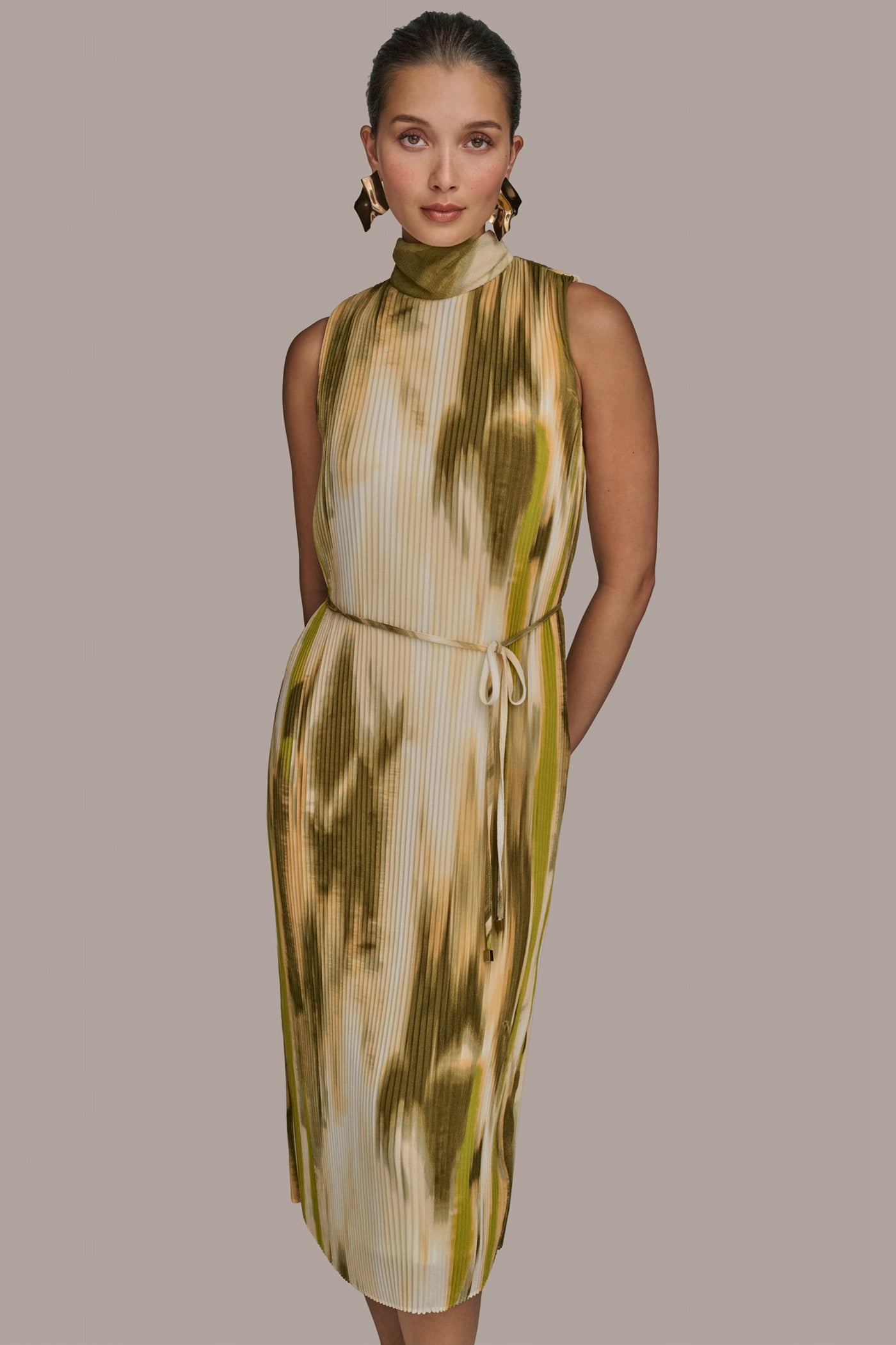 PLEATED MIDI DRESS VIEW 4 | Cocktail & Party PLEATED MIDI DRESS VIEW 4 | Cocktail & Party