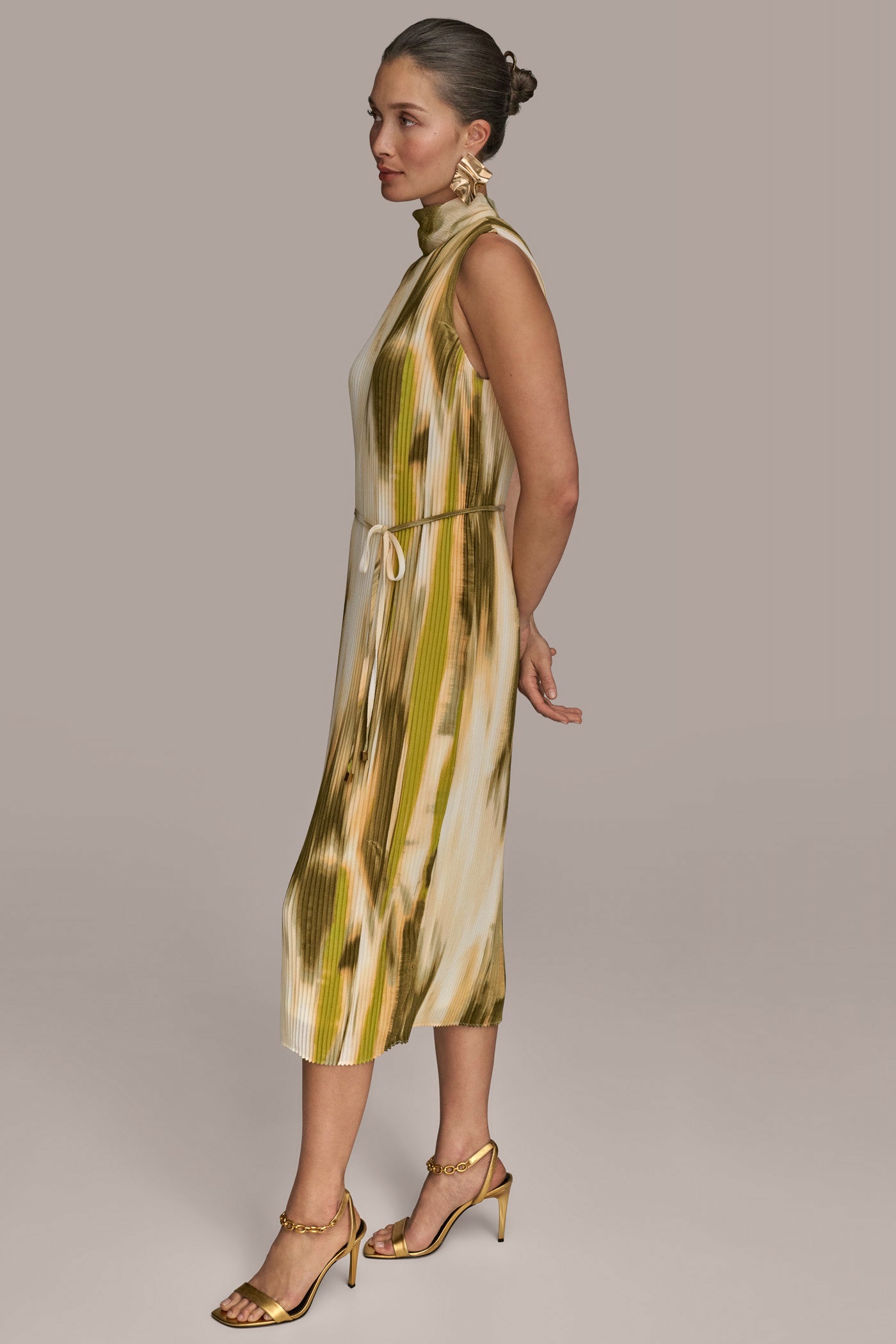 PLEATED MIDI DRESS VIEW 3 | Cocktail & Party PLEATED MIDI DRESS VIEW 3 | Cocktail & Party