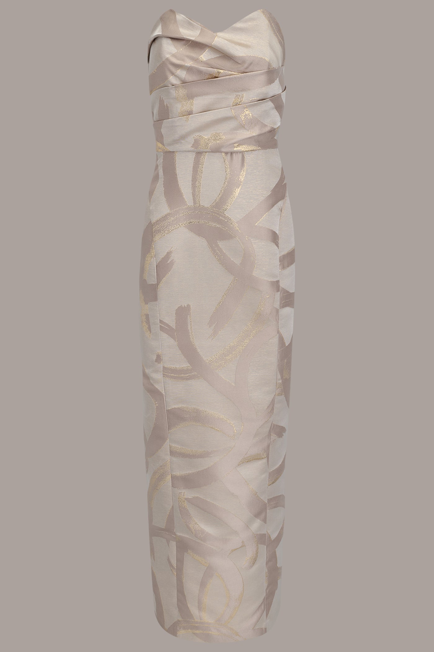 STRAPLESS GATHERED GOWN VIEW 9 | Formal & Black Tie STRAPLESS GATHERED GOWN VIEW 9 | Formal & Black Tie