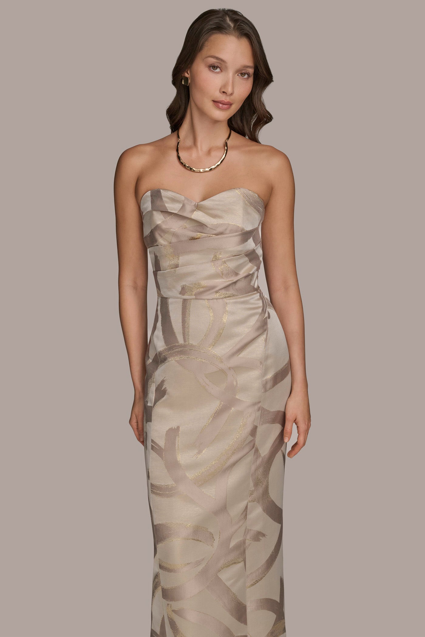 STRAPLESS GATHERED GOWN VIEW 5 | Formal & Black Tie STRAPLESS GATHERED GOWN VIEW 5 | Formal & Black Tie