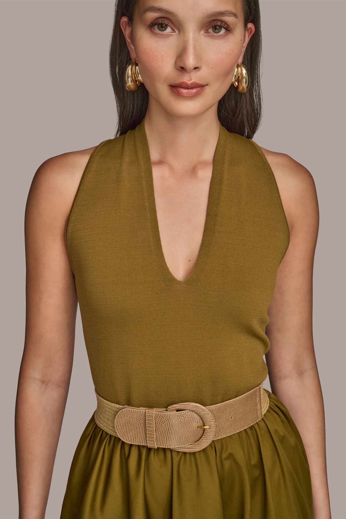 PANELED BELTED MIDI DRESS VIEW 4 | Sale Dresses and Jumpsuits PANELED BELTED MIDI DRESS VIEW 4 | Sale Dresses and Jumpsuits