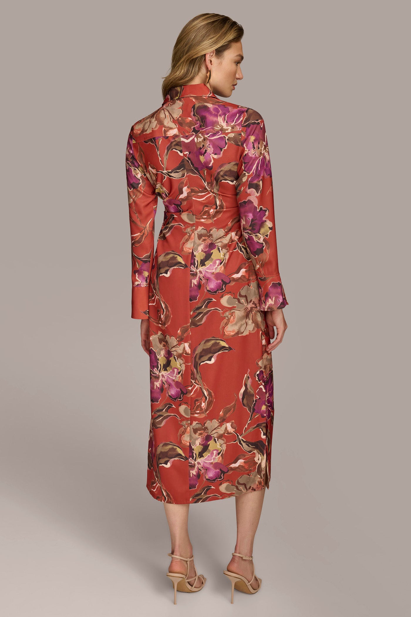 SATIN MIDI SHIRT DRESS | View 2 | Select Dresses SATIN MIDI SHIRT DRESS | View 2 | Select Dresses