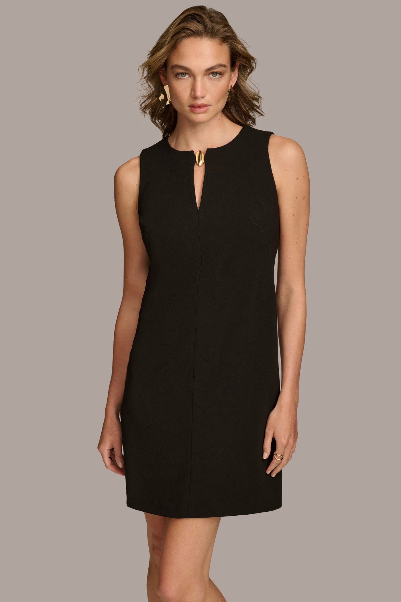 ALINE DRESS WITH KEYHOLE VIEW 4 ALINE DRESS WITH KEYHOLE VIEW 4