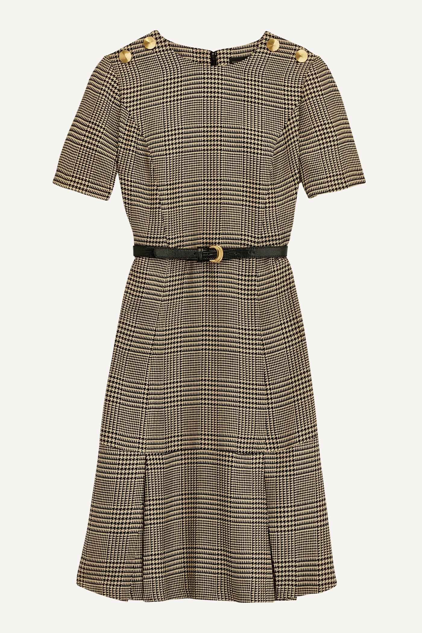PLEATED PLAID DRESS WITH BELT VIEW 7 | Select Dresses PLEATED PLAID DRESS WITH BELT VIEW 7 | Select Dresses