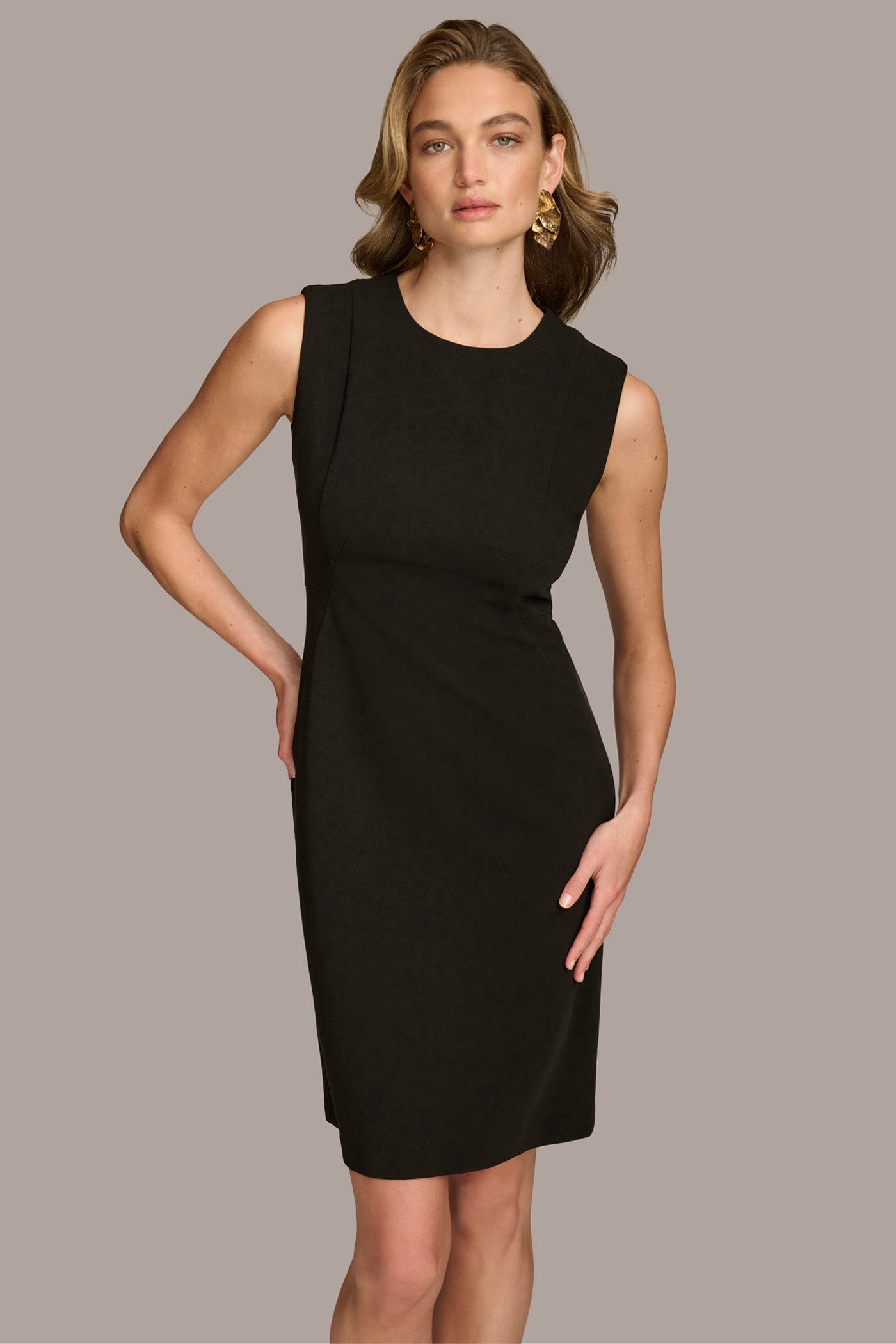 CREPE SHEATH DRESS VIEW 4 | Last Chance CREPE SHEATH DRESS VIEW 4 | Last Chance