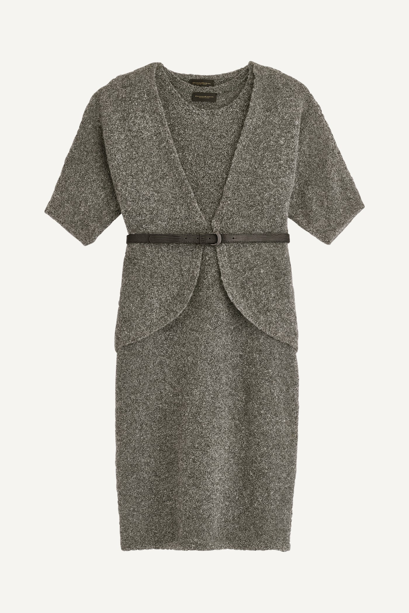 TWO-PIECE SWEATER DRESS WITH BELT VIEW 7 | Select Dresses TWO-PIECE SWEATER DRESS WITH BELT VIEW 7 | Select Dresses