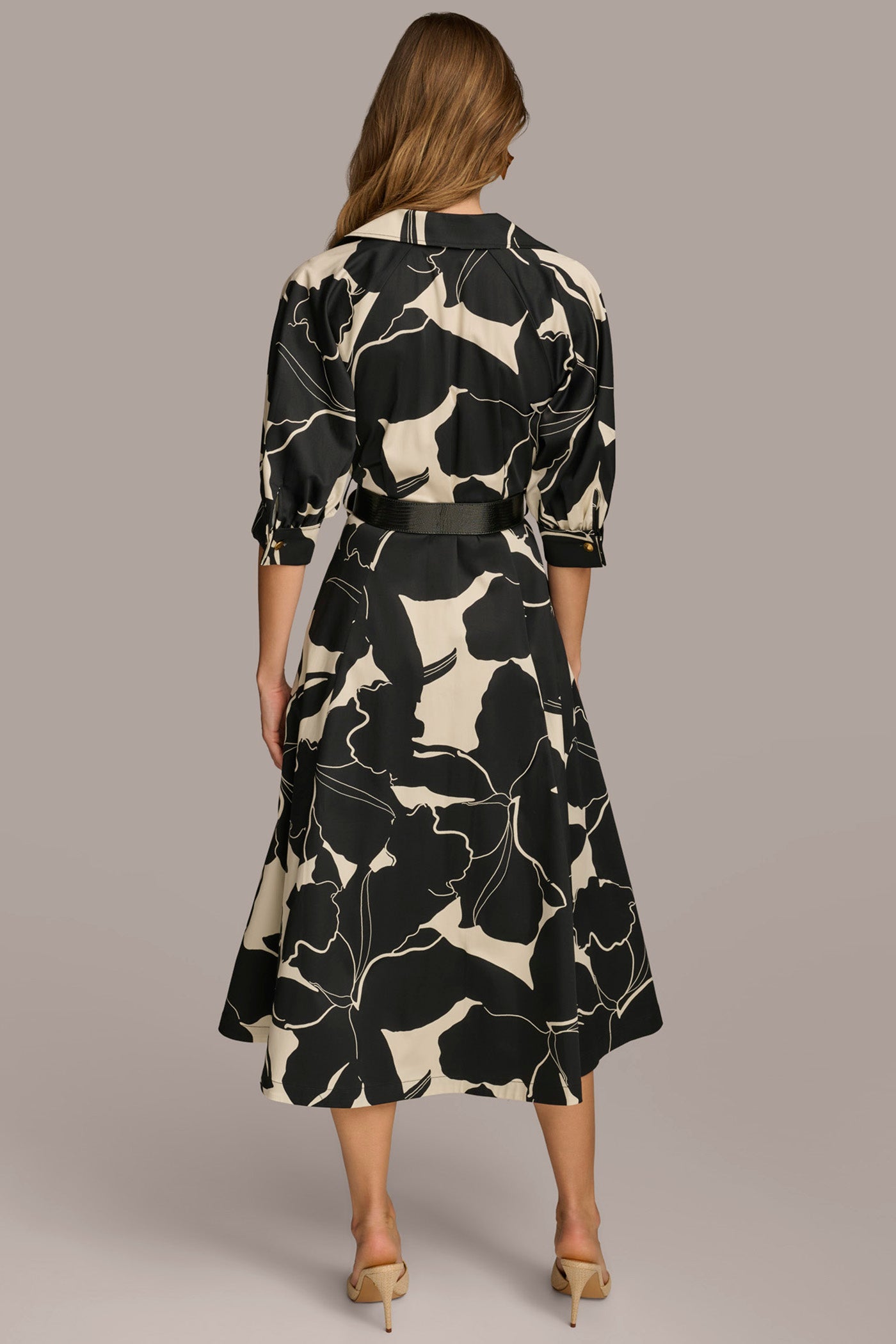 COTTON MIDI SHIRT DRESS | View 2 | Black Dresses COTTON MIDI SHIRT DRESS | View 2 | Black Dresses