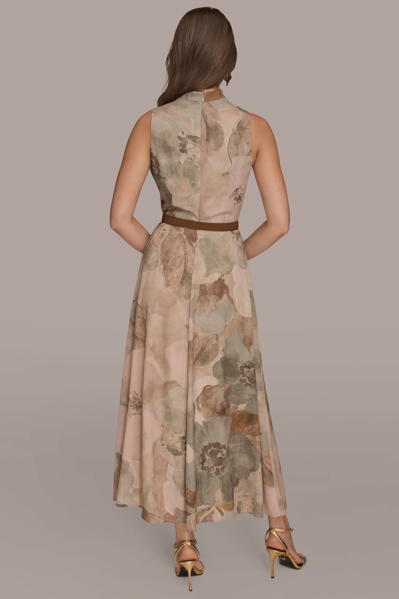 BELTED FLORAL MAXI DRESS | View 2 | Clothing BELTED FLORAL MAXI DRESS | View 2 | Clothing