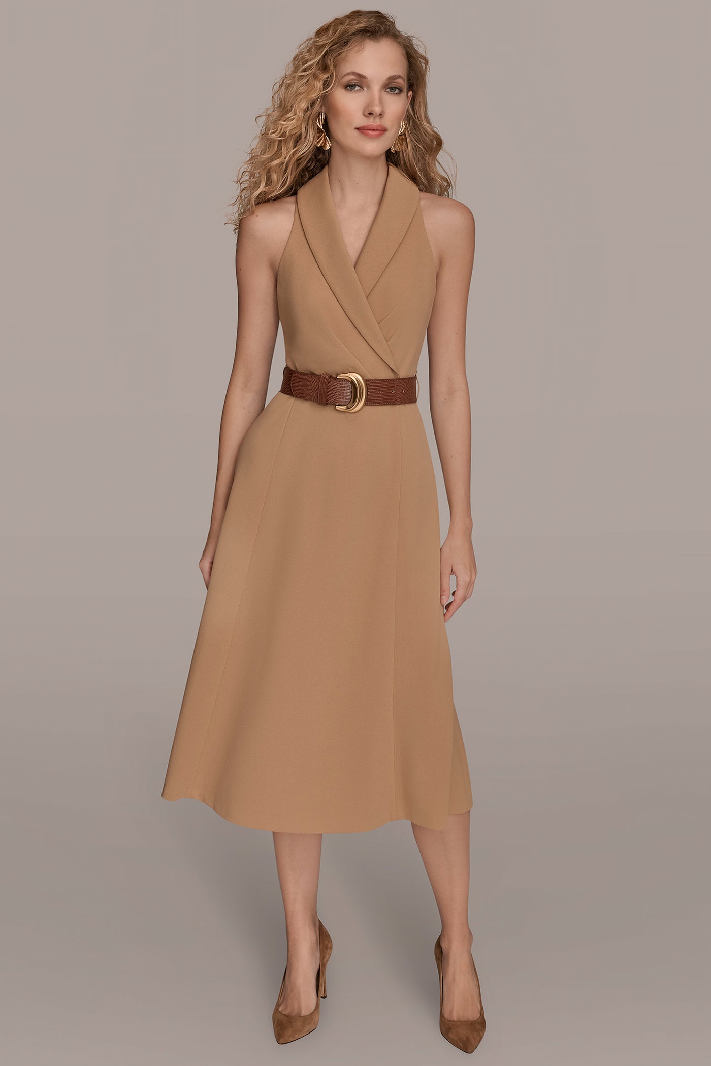 BELTED WRAP-EFFECT MIDI BLAZER DRESS | View 1 | Dresses & Jumpsuits BELTED WRAP-EFFECT MIDI BLAZER DRESS | View 1 | Dresses & Jumpsuits