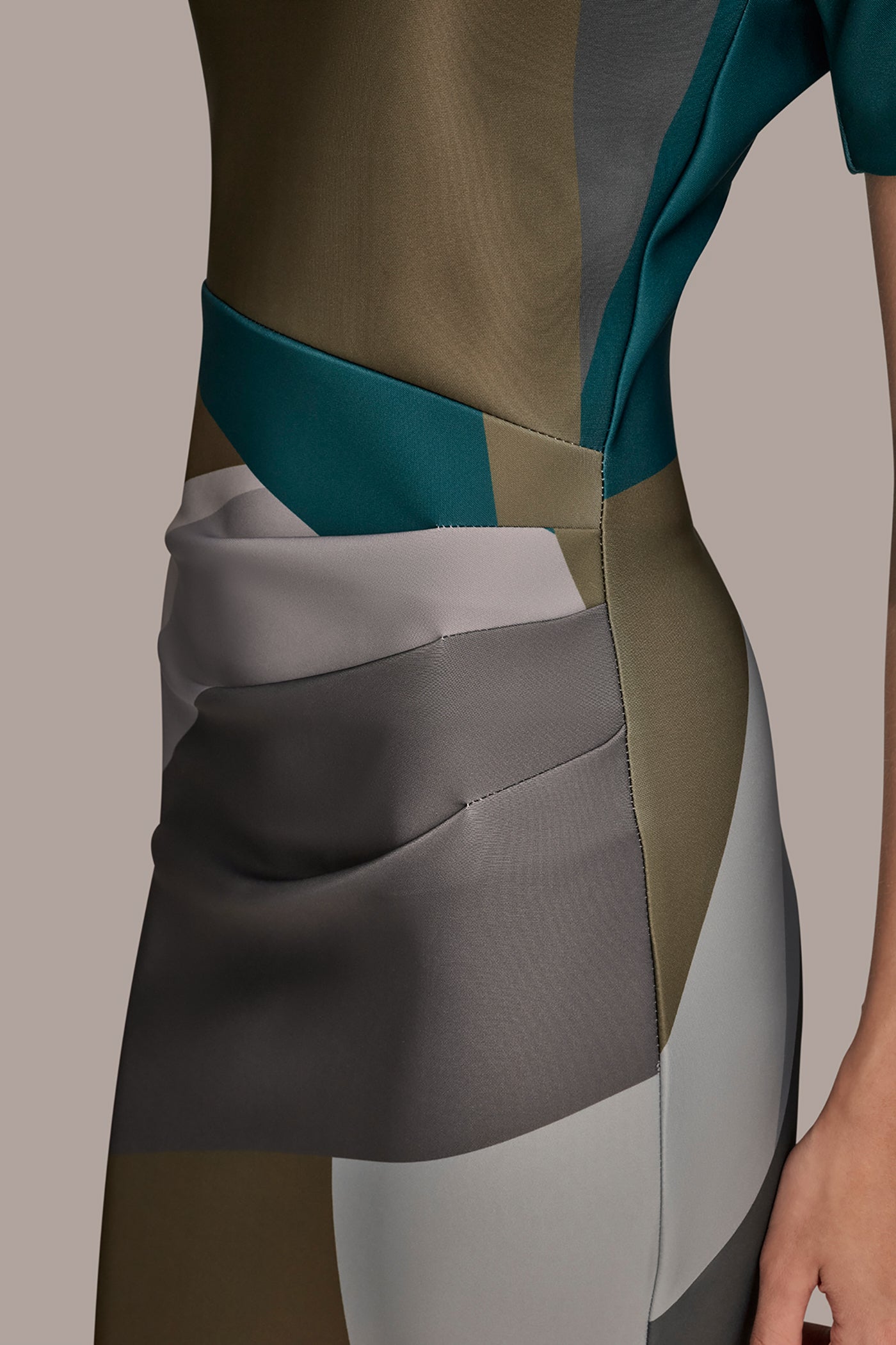 COLOR-BLOCK MIDI SHEATH DRESS VIEW 7 COLOR-BLOCK MIDI SHEATH DRESS VIEW 7