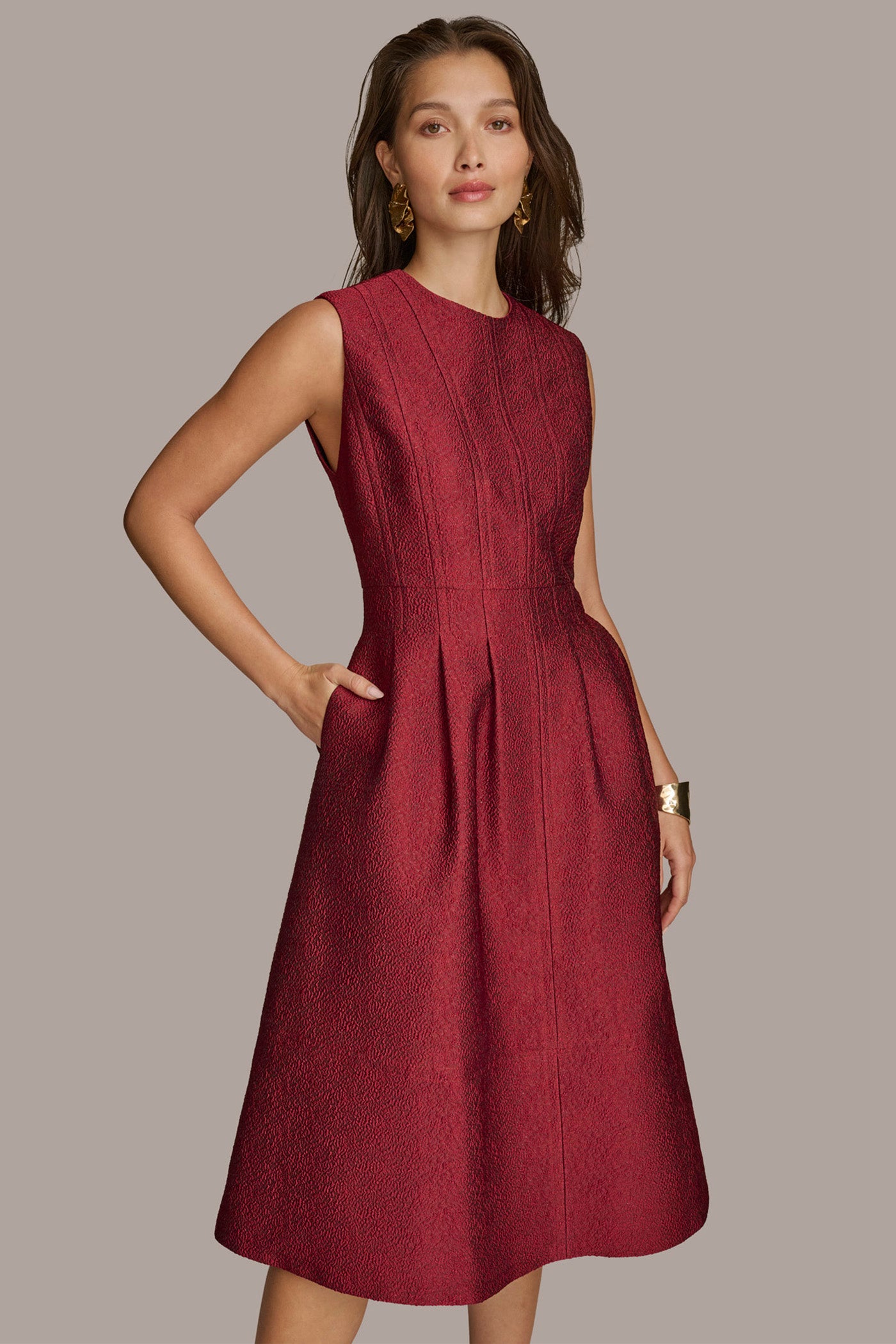 JACQUARD MIDI DRESS VIEW 6 | Cocktail & Party JACQUARD MIDI DRESS VIEW 6 | Cocktail & Party