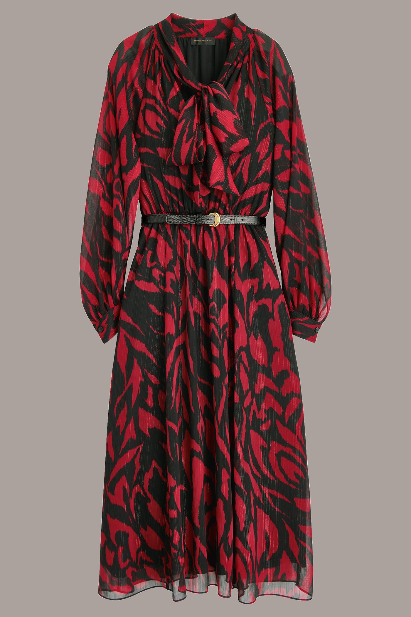CHIFFON SHIRT DRESS MIDI WITH BELT VIEW 9 | Select Dresses CHIFFON SHIRT DRESS MIDI WITH BELT VIEW 9 | Select Dresses