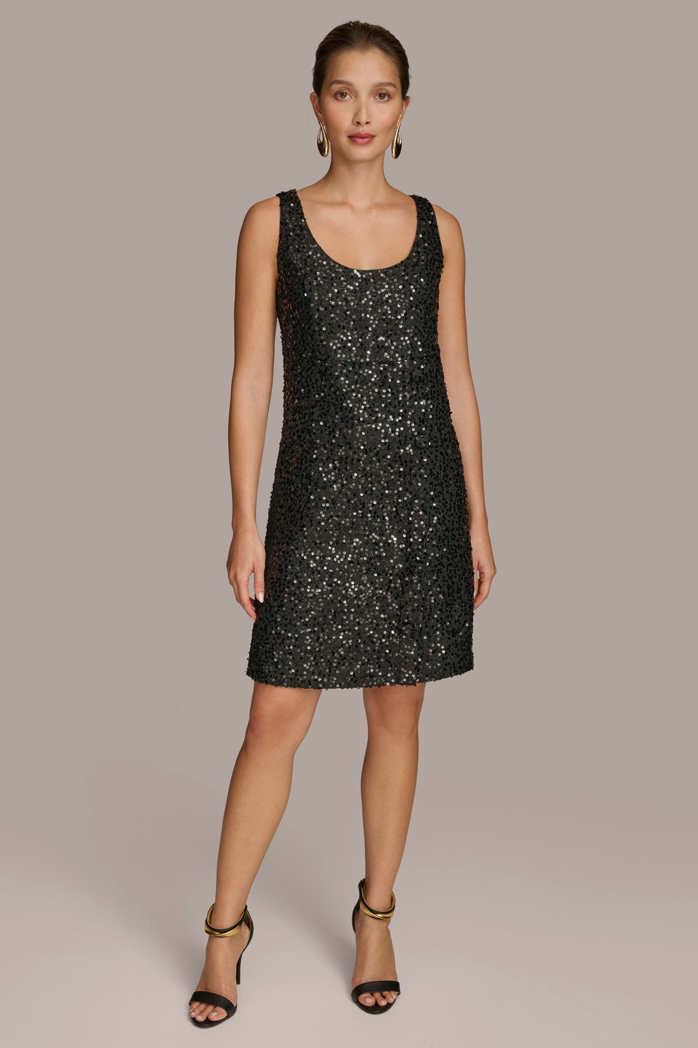 TWO PIECE SEQUIN DRESS AND SHRUG VIEW 4 | Black Dresses TWO PIECE SEQUIN DRESS AND SHRUG VIEW 4 | Black Dresses