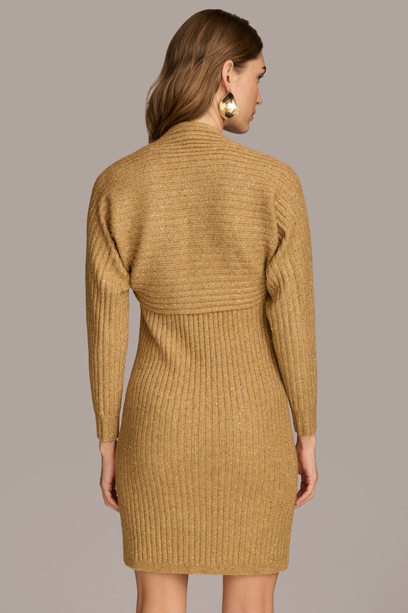 SWEATER DRESS WITH SHRUG | View 2 | Select Dresses SWEATER DRESS WITH SHRUG | View 2 | Select Dresses