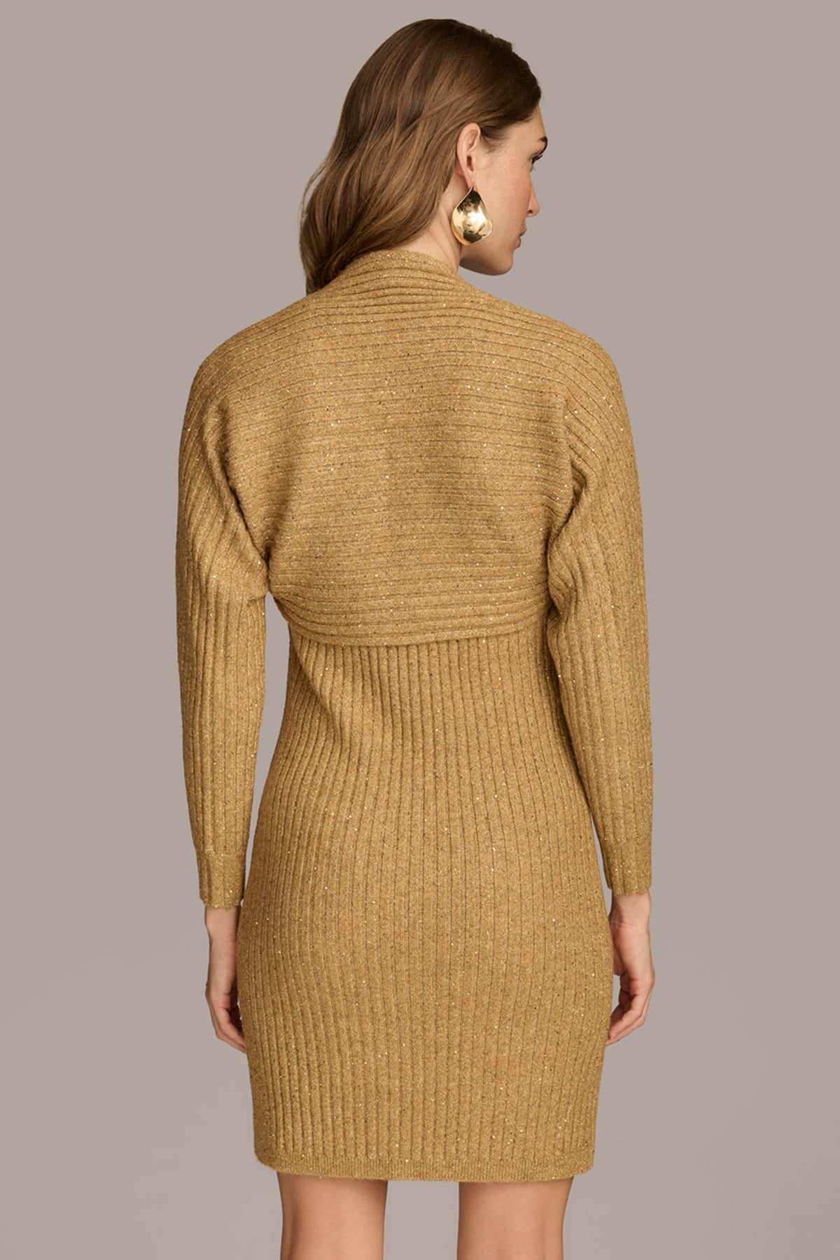 Sweater Dress With Shrug | Sweater Dress | Donna Karan Sweater Dress With Shrug | Sweater Dress | Donna Karan