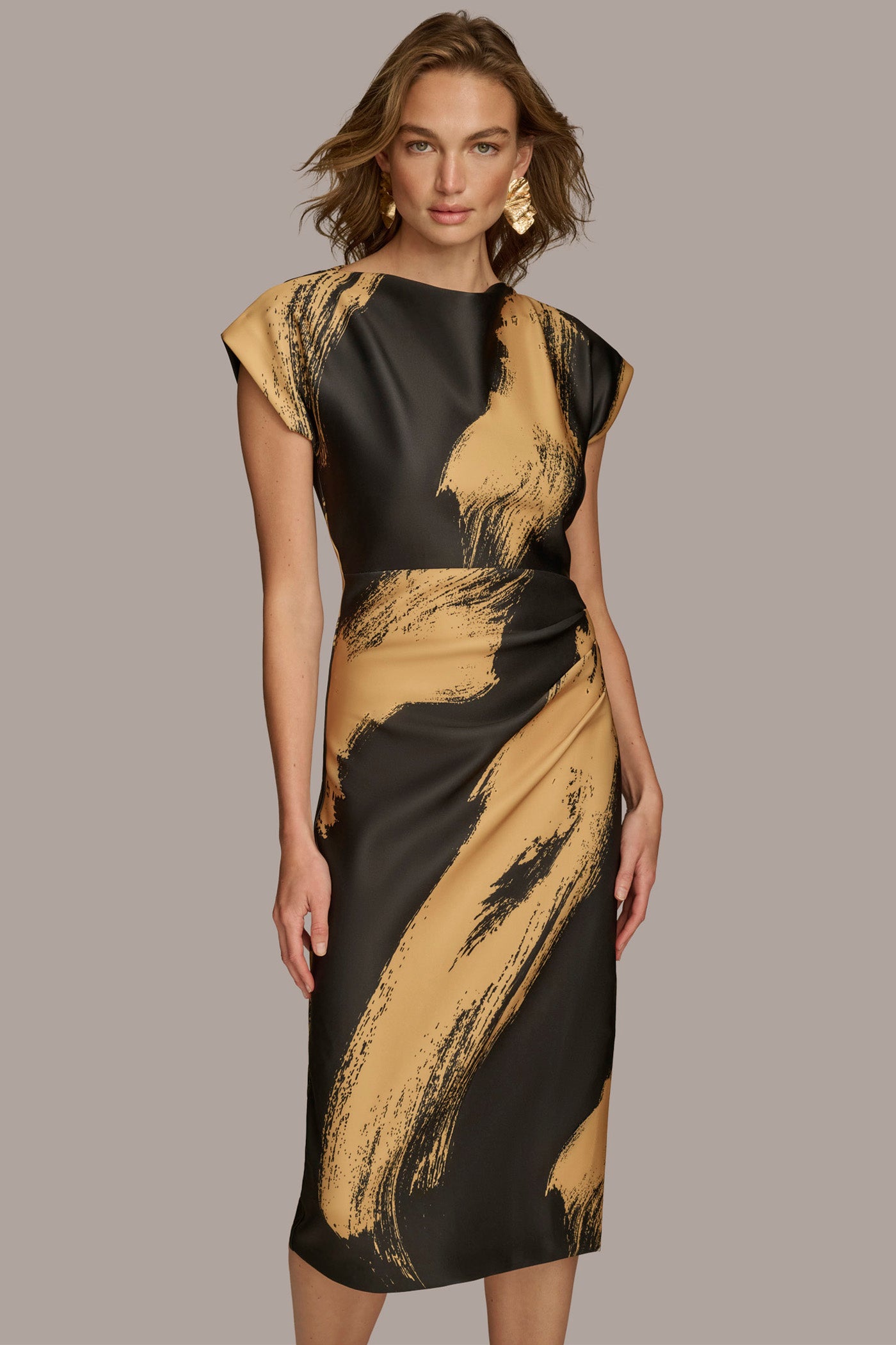 BRUSH STROKE SHEATH DRESS VIEW 5 | Clothing BRUSH STROKE SHEATH DRESS VIEW 5 | Clothing
