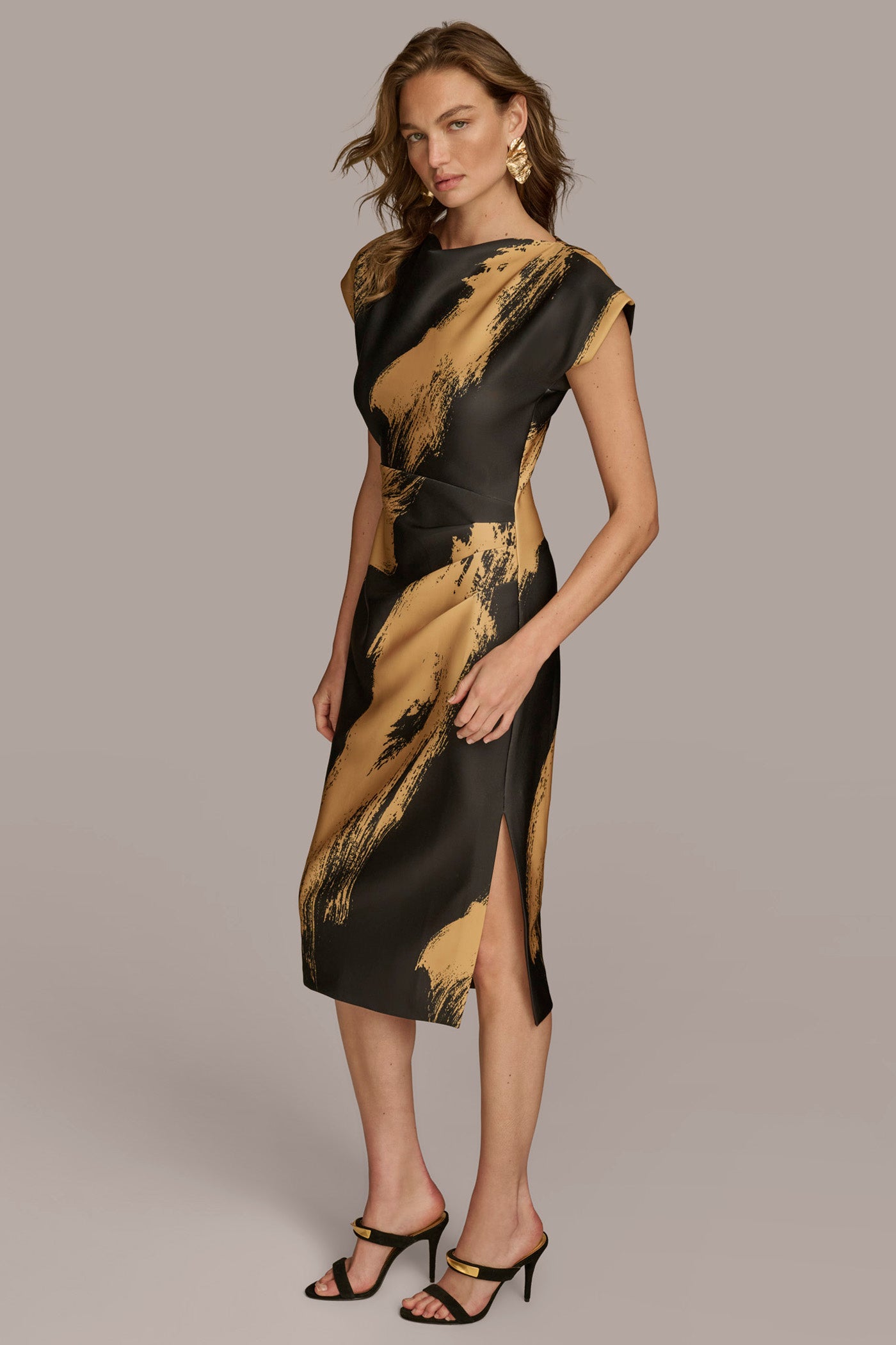 BRUSH STROKE SHEATH DRESS VIEW 4 | Clothing BRUSH STROKE SHEATH DRESS VIEW 4 | Clothing