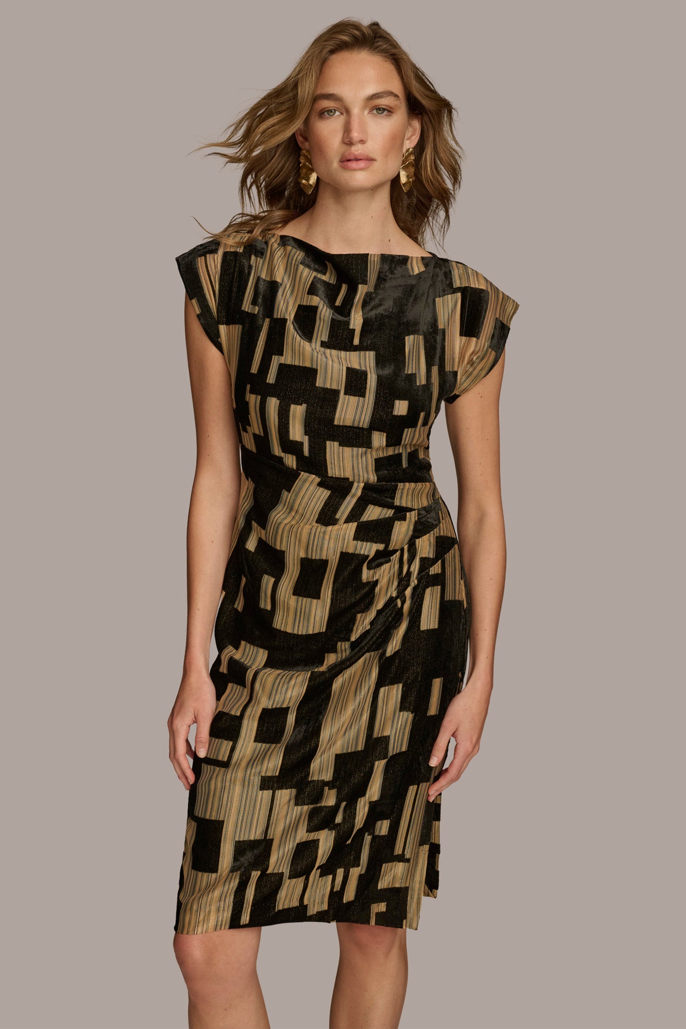 VELVET BURNOUT SHEATH DRESS VIEW 3 | Select Dresses VELVET BURNOUT SHEATH DRESS VIEW 3 | Select Dresses