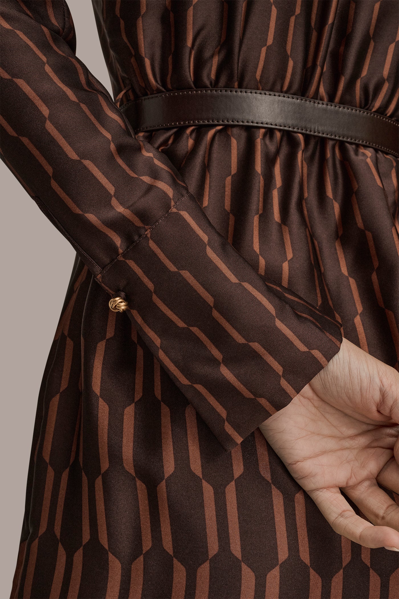BELTED PRINTED DRAPED SHEATH VIEW 8 | Dresses & Jumpsuits BELTED PRINTED DRAPED SHEATH VIEW 8 | Dresses & Jumpsuits