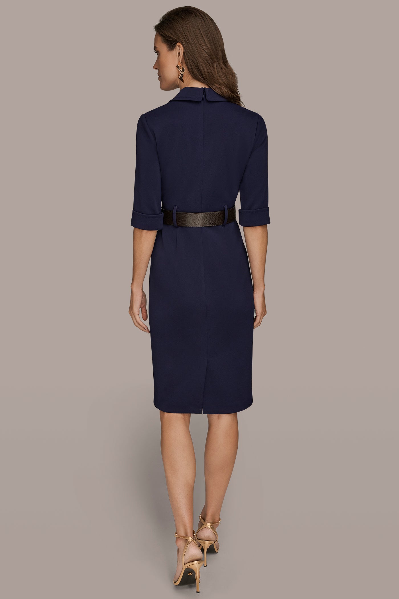 BELTED BLAZER SHEATH | View 2 | Essential Dresses BELTED BLAZER SHEATH | View 2 | Essential Dresses