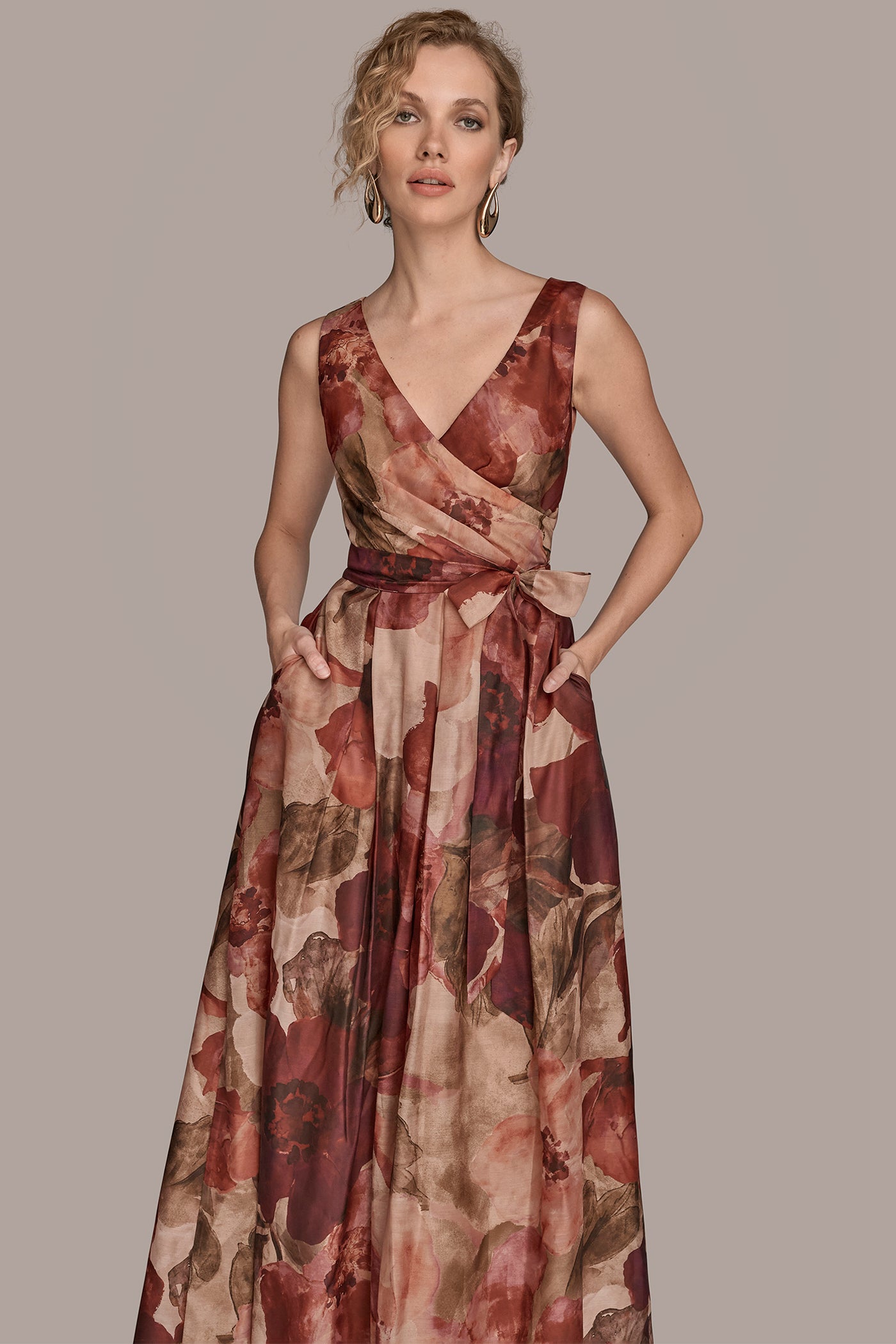 FLORAL WRAP-EFFECT ORGANZA GOWN VIEW 4 | Ball Gowns FLORAL WRAP-EFFECT ORGANZA GOWN VIEW 4 | Ball Gowns