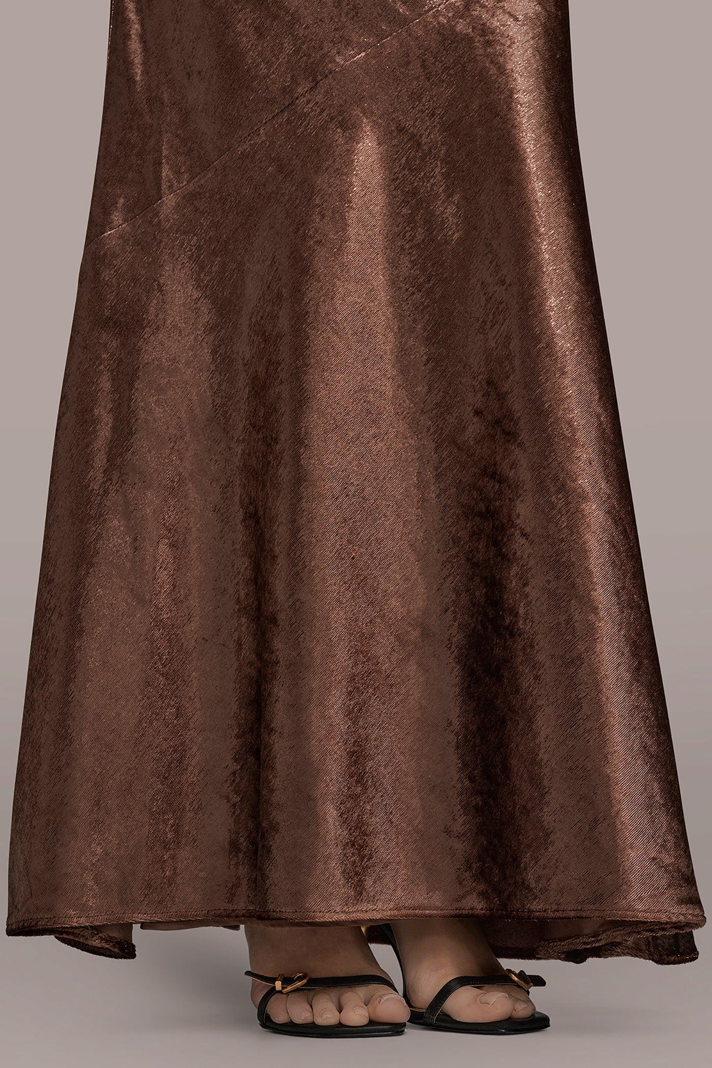 ASYMMETRIC METALLIC VELVET GOWN VIEW 7 | Event Dressing ASYMMETRIC METALLIC VELVET GOWN VIEW 7 | Event Dressing