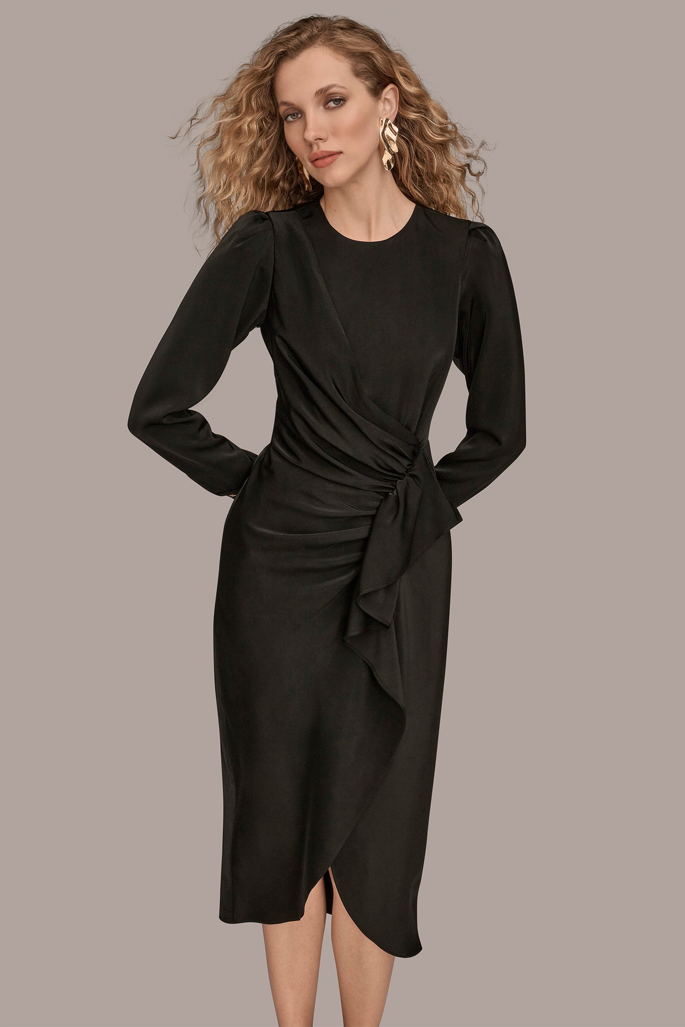RUFFLED RUCHED MIDI DRESS VIEW 4 | Event Dressing RUFFLED RUCHED MIDI DRESS VIEW 4 | Event Dressing