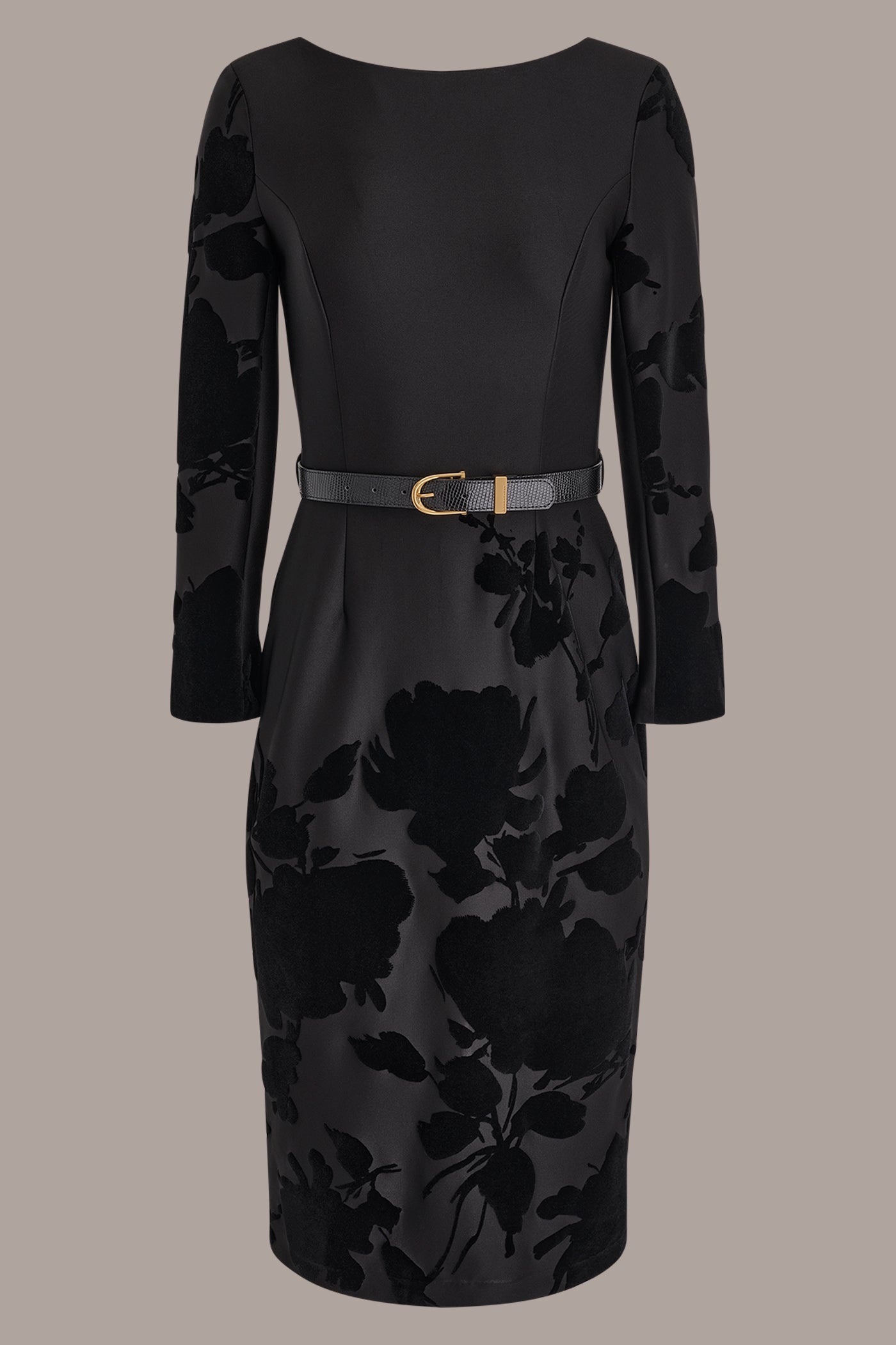 3/4 SLEEVE BOATNECK MIDI SHEATH DRESS VIEW 11 3/4 SLEEVE BOATNECK MIDI SHEATH DRESS VIEW 11