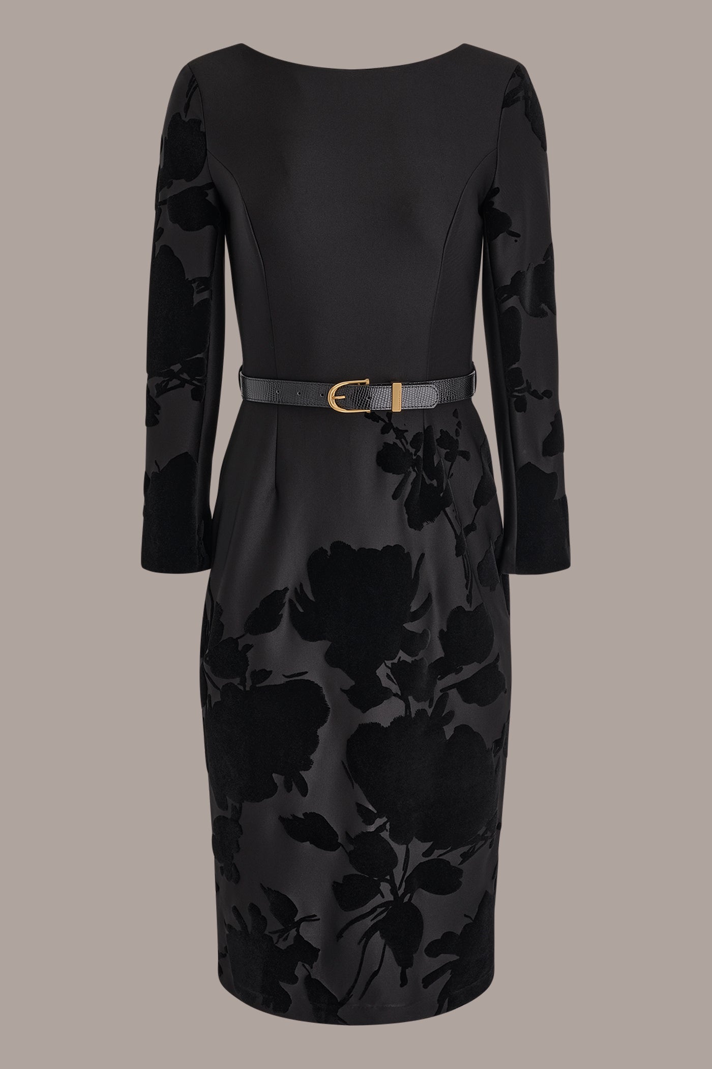 3/4 SLEEVE BOATNECK MIDI SHEATH DRESS VIEW 12 3/4 SLEEVE BOATNECK MIDI SHEATH DRESS VIEW 12