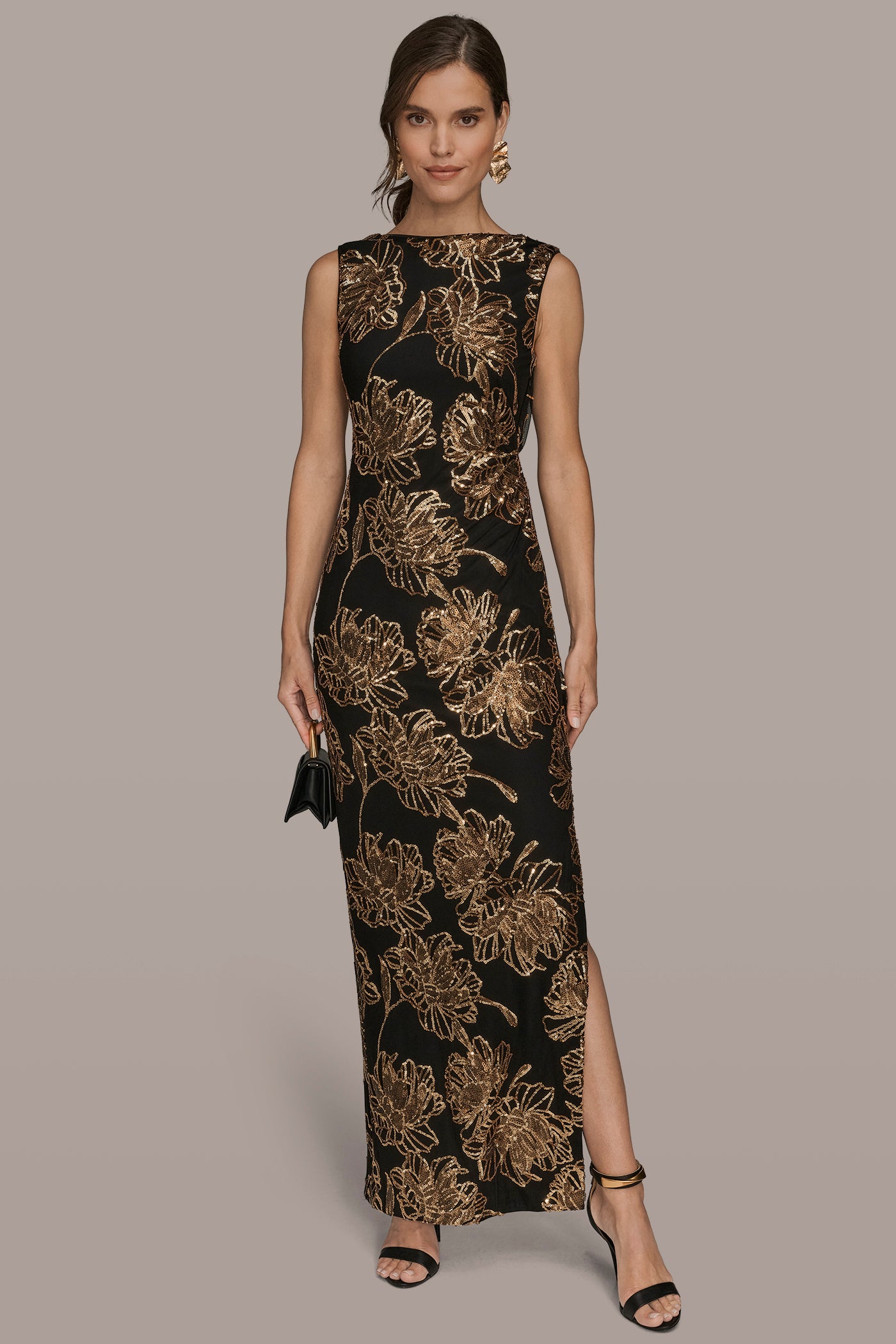 SEQUIN FLORAL GOWN VIEW 4 | Fall Collection SEQUIN FLORAL GOWN VIEW 4 | Fall Collection