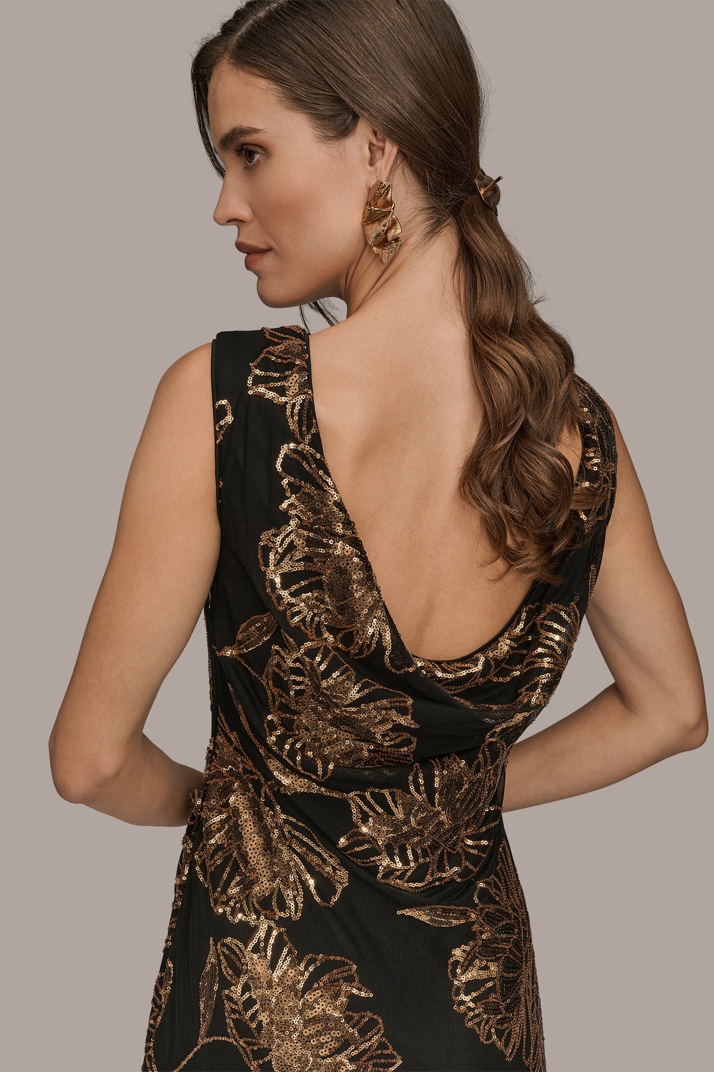 SEQUIN FLORAL GOWN VIEW 9 | Fall Collection SEQUIN FLORAL GOWN VIEW 9 | Fall Collection