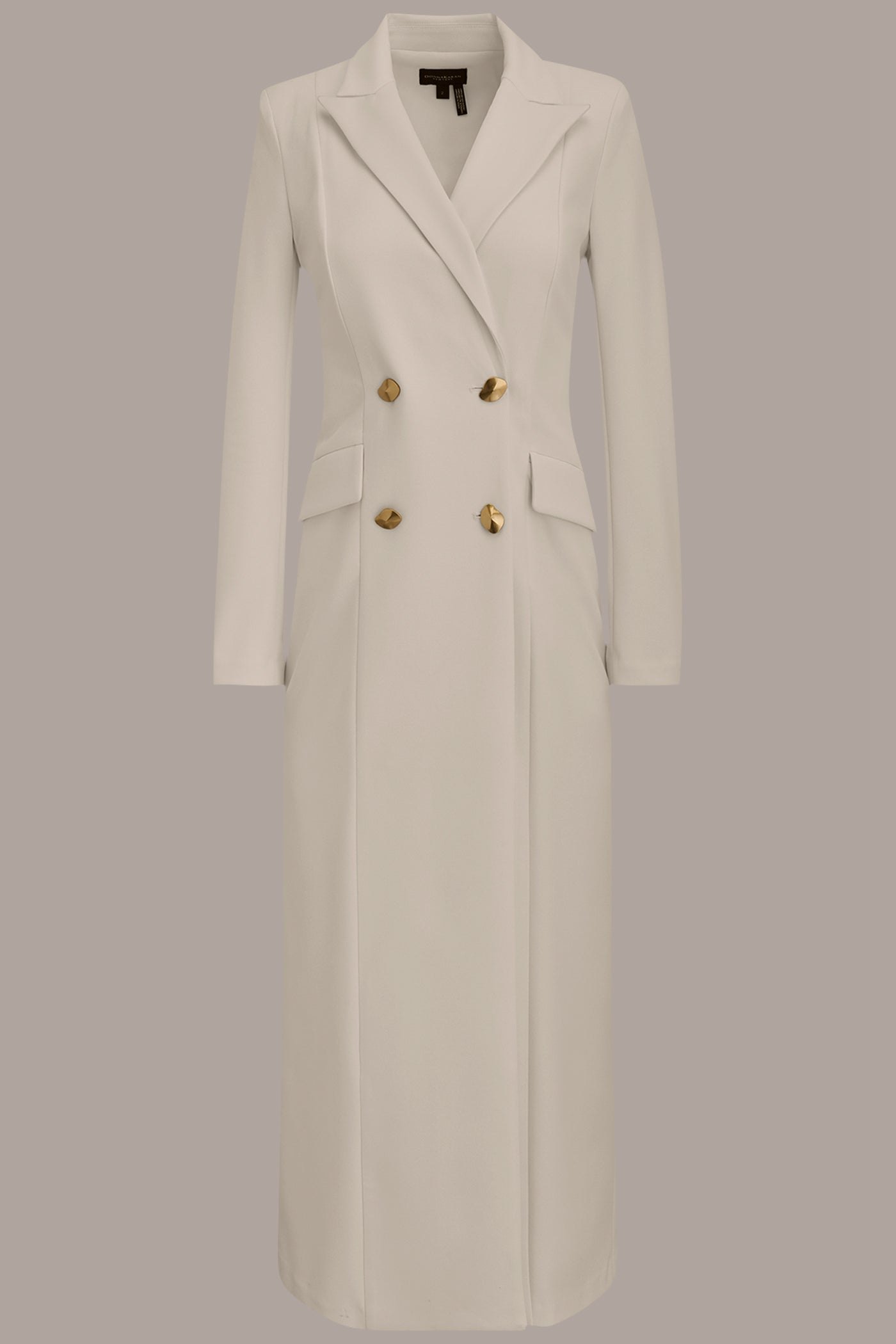 DOUBLE-BREASTED SATIN-TRIMMED MAXI COAT DRESS VIEW 7 | Dresses & Jumpsuits DOUBLE-BREASTED SATIN-TRIMMED MAXI COAT DRESS VIEW 7 | Dresses & Jumpsuits