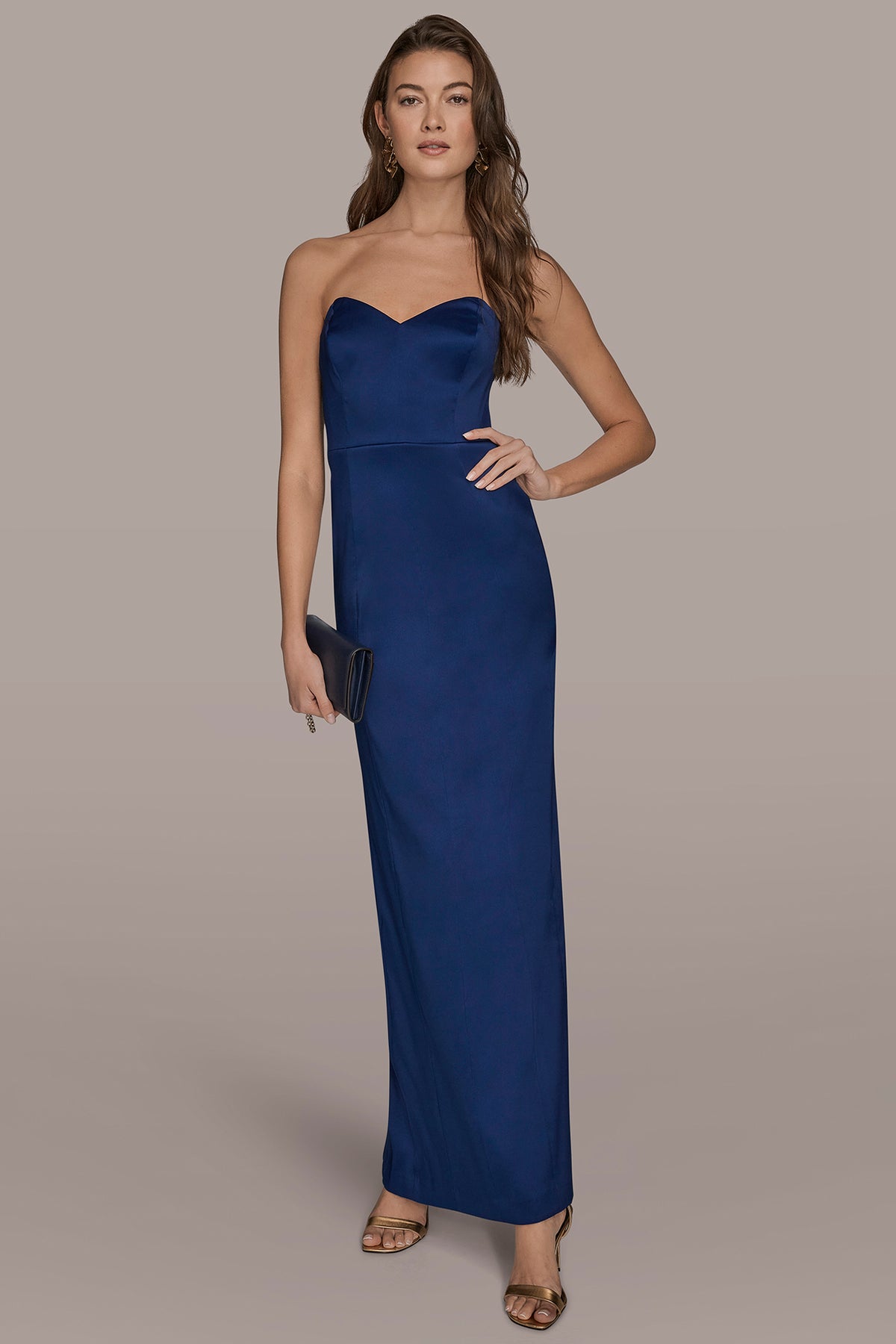 white christmas dresses Mikado Strapless Sweetheart Gown | Gown