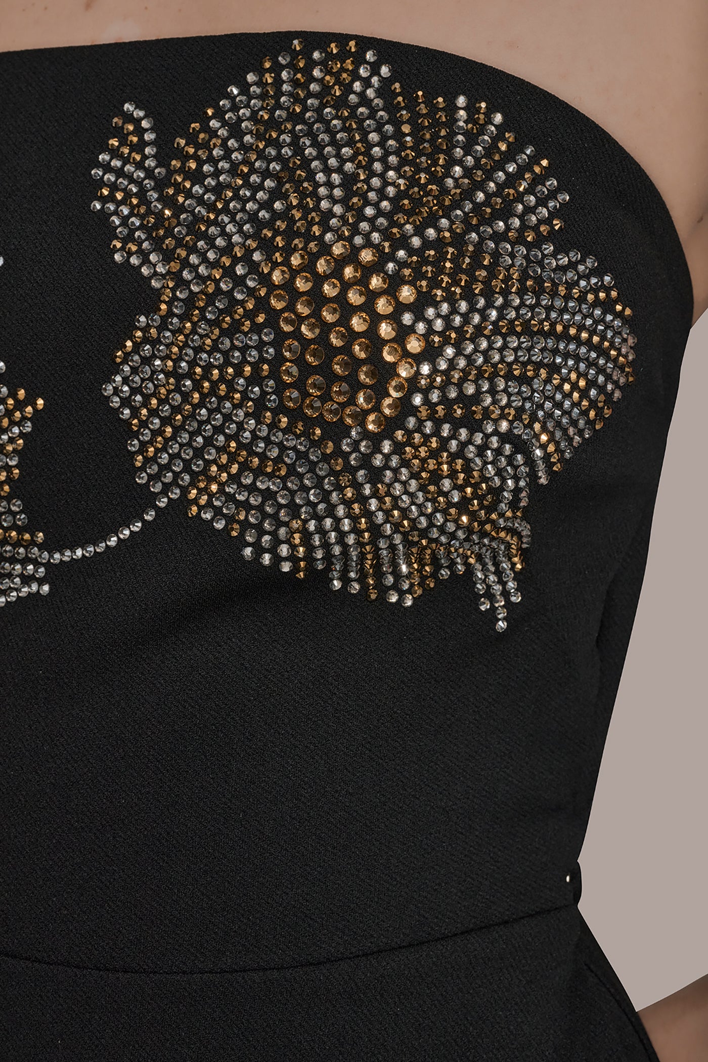 STRAPLESS FLORAL EMBELLISHED GOWN VIEW 5 | New clothing STRAPLESS FLORAL EMBELLISHED GOWN VIEW 5 | New clothing