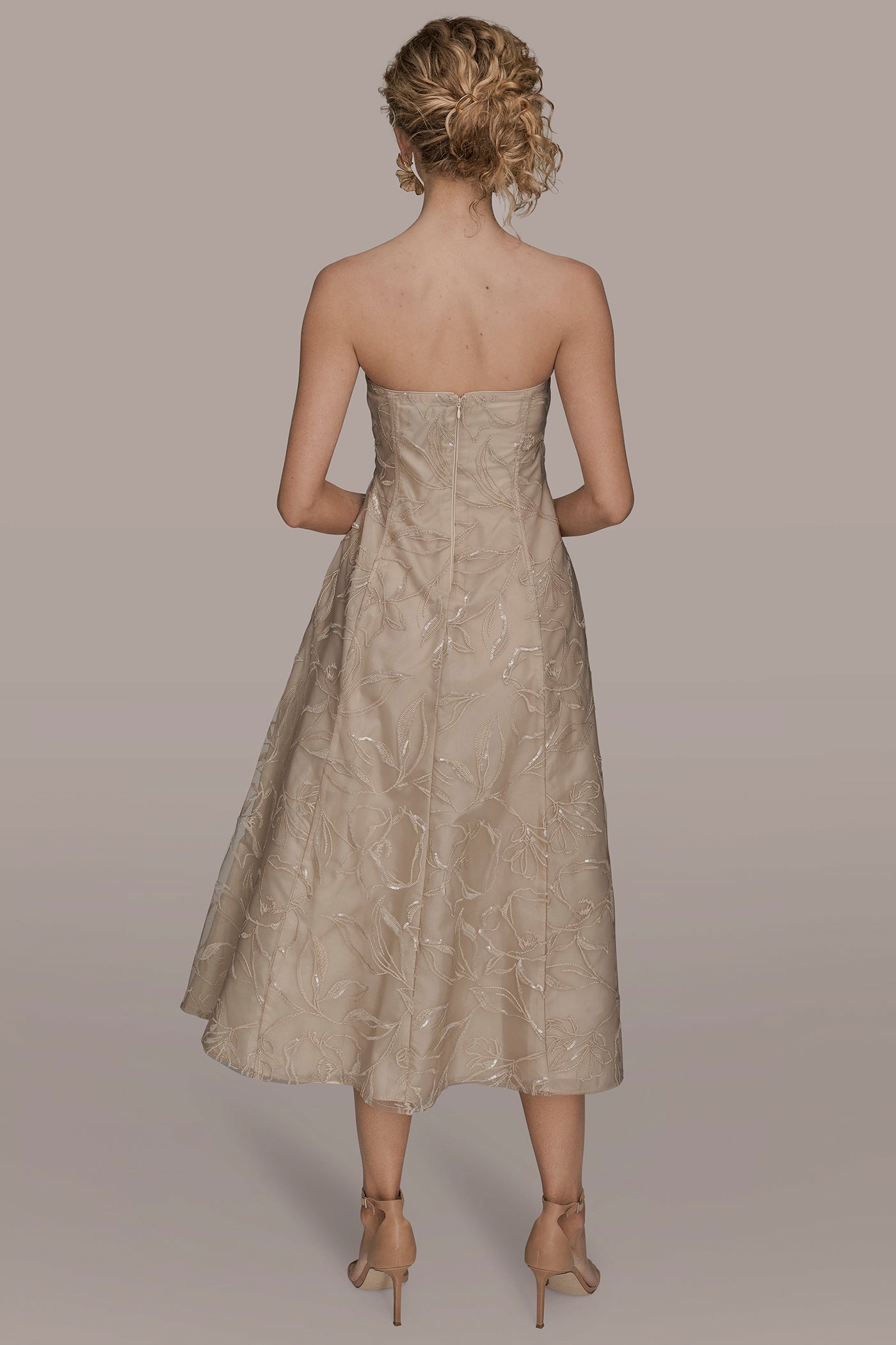 STRAPLESS FIT AND FLARE COCKTAIL DRESS | View 2 | Dresses & Jumpsuits STRAPLESS FIT AND FLARE COCKTAIL DRESS | View 2 | Dresses & Jumpsuits