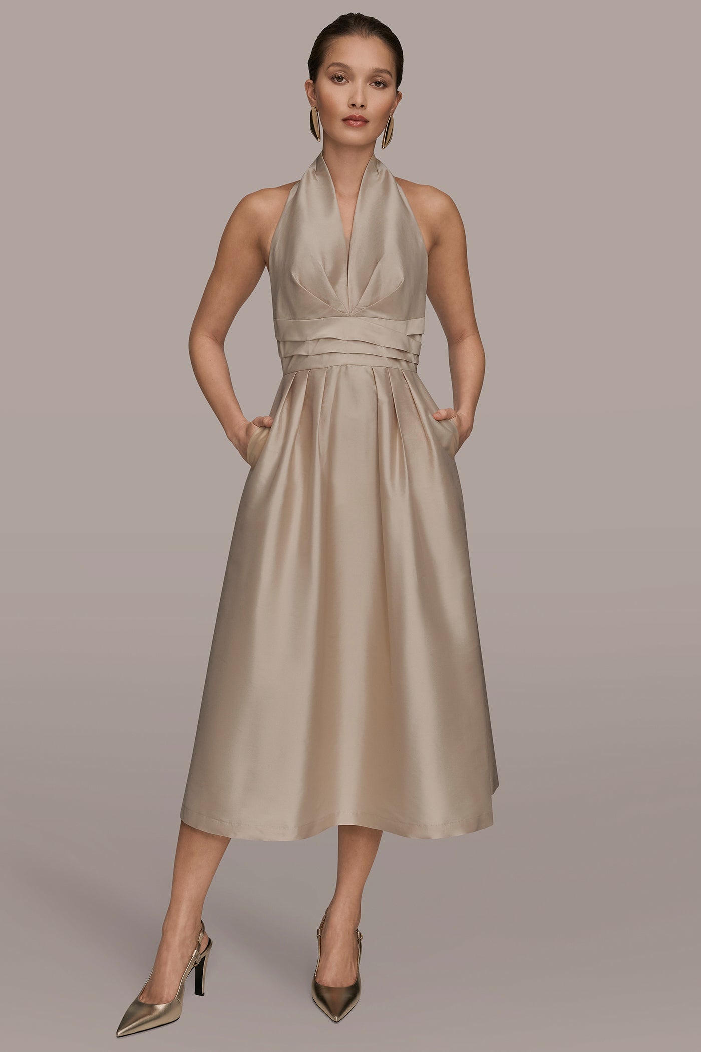 HALTER NECK A LINE COCKTAIL DRESS | View 1 | Formal & Black Tie HALTER NECK A LINE COCKTAIL DRESS | View 1 | Formal & Black Tie
