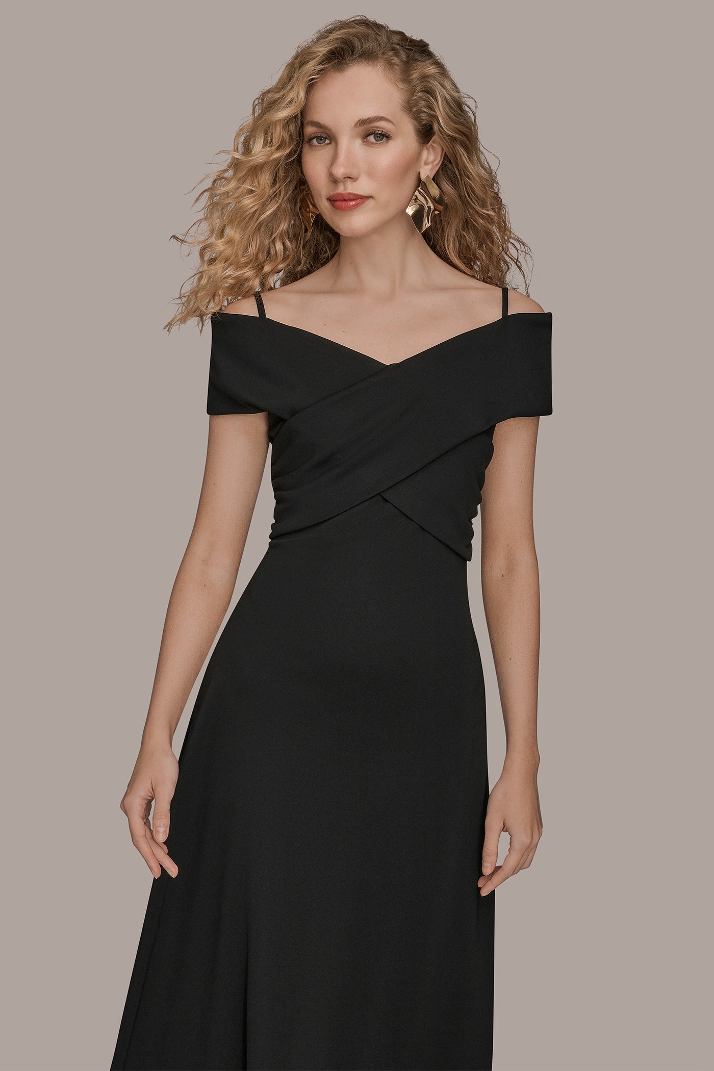 OFF SHOULDER A LINE MIDI VIEW 6 | Formal & Black Tie OFF SHOULDER A LINE MIDI VIEW 6 | Formal & Black Tie