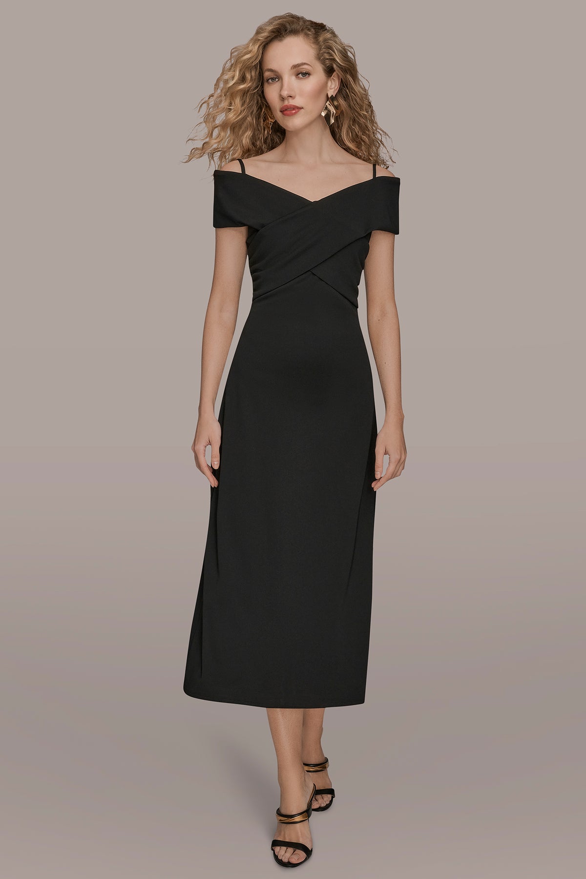 open lace back dress Karen One-Shoulder Midi Dress In Black – Rhea Costa