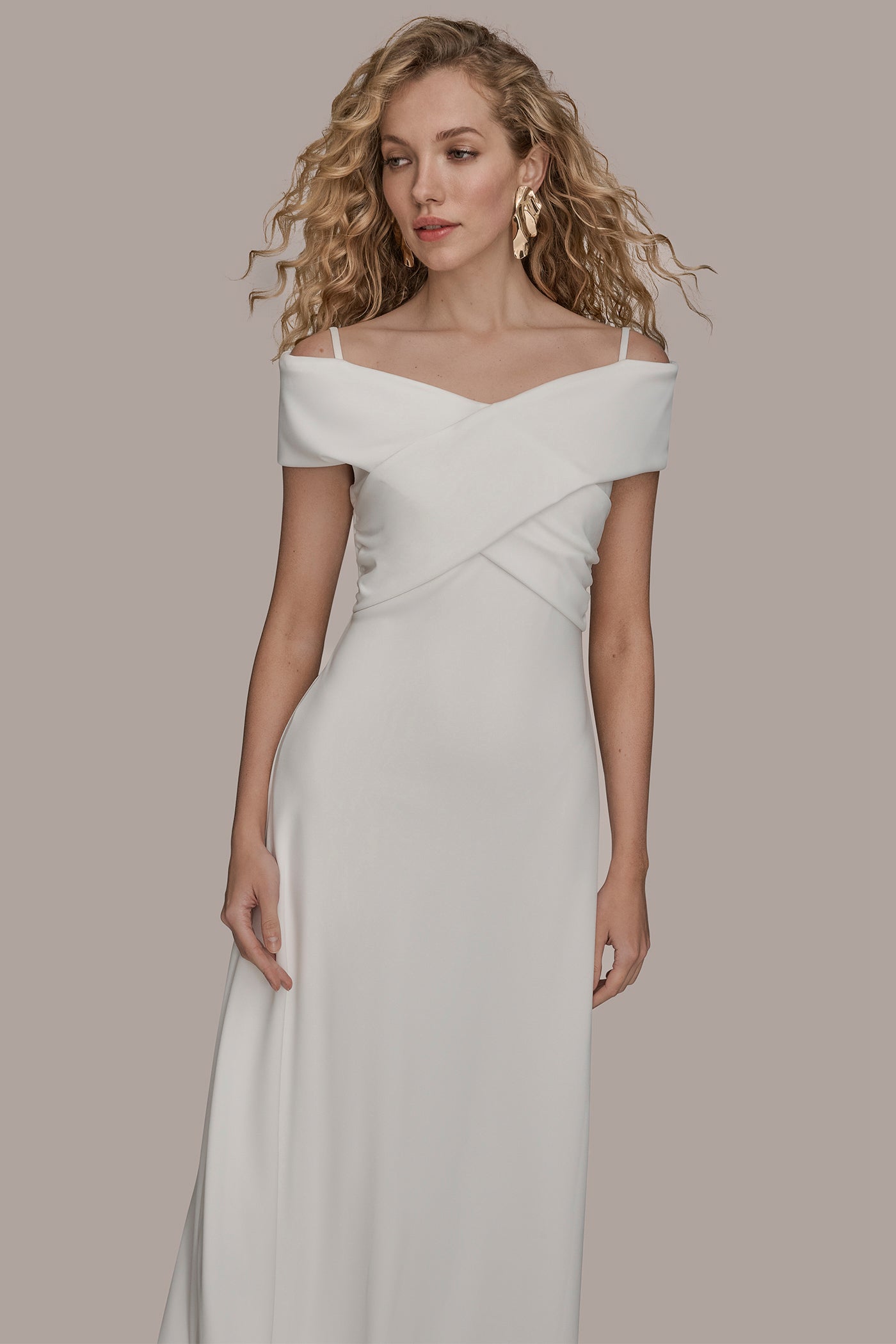OFF SHOULDER A LINE MIDI VIEW 4 | Formal & Black Tie OFF SHOULDER A LINE MIDI VIEW 4 | Formal & Black Tie